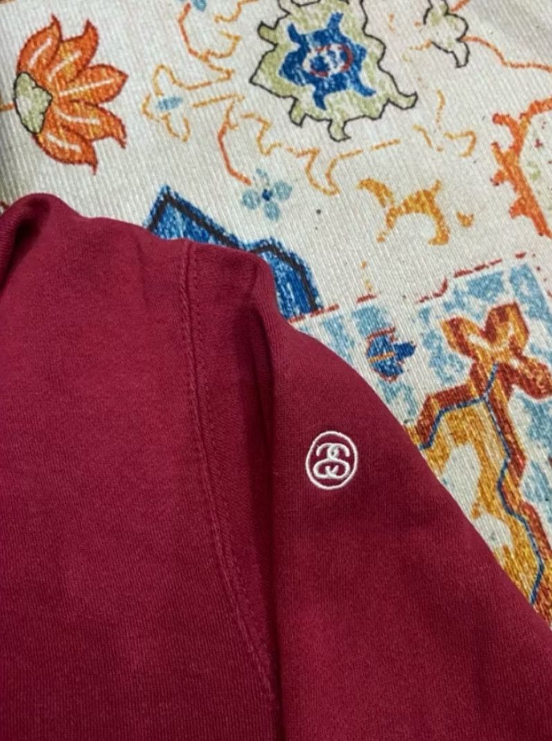 Stussy 2010's Stussy Center Spellout Patch Hoodie Size US XL / EU 56 / 4 - 2 Thumbnail