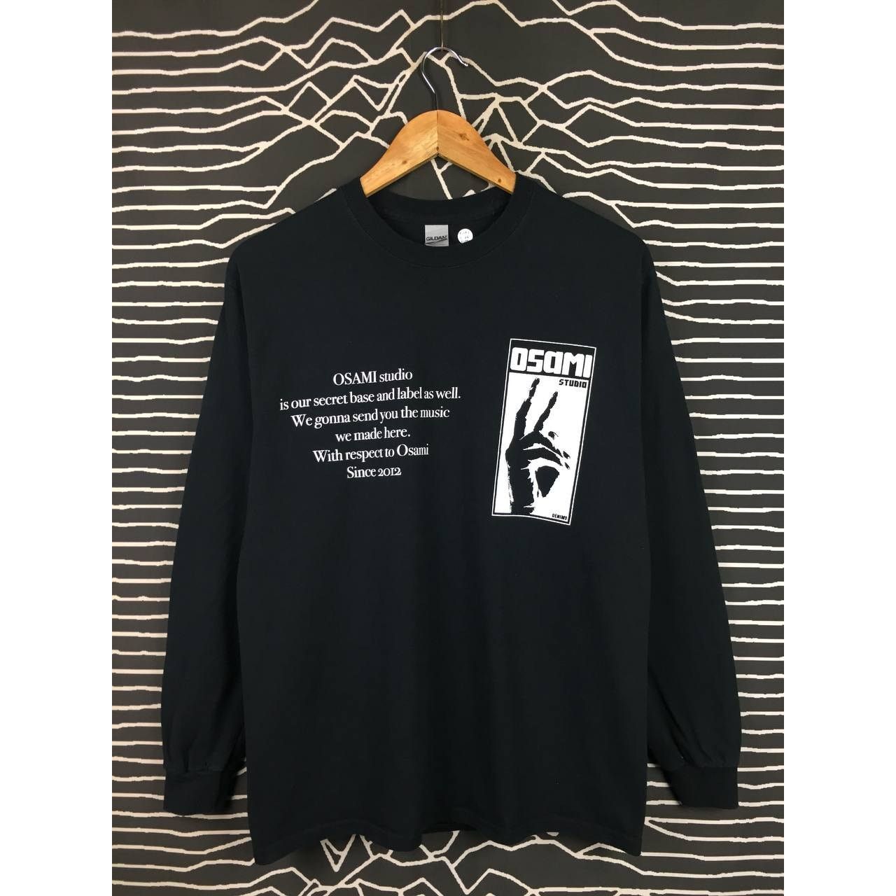 Band Tees × Gildan × Japanese Brand Denims Japanese Rock Band Osami Studio Long Sleeve Tee Size US M / EU 48-50 / 2 - 1 Thumbnail