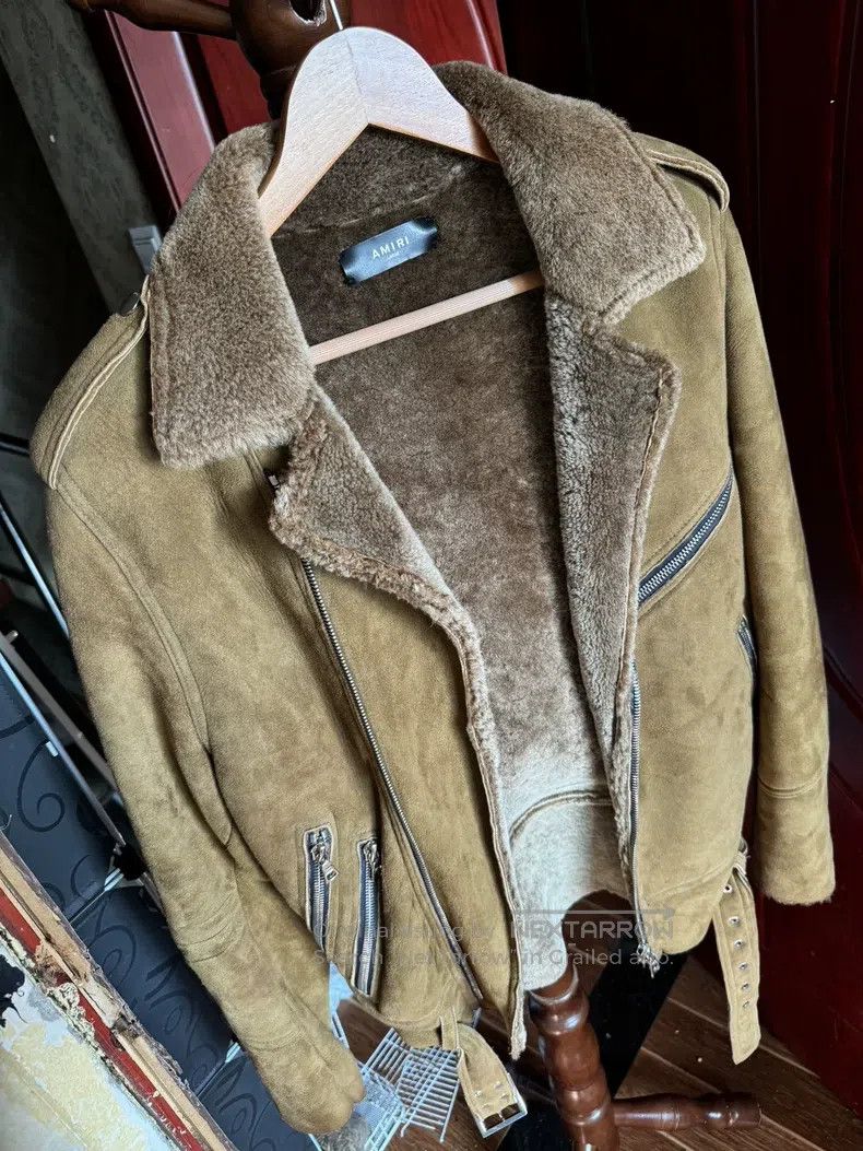 Amiri Amiri Motorcycle one-piece fur brown Size US M / EU 48-50 / 2 - 2 Thumbnail
