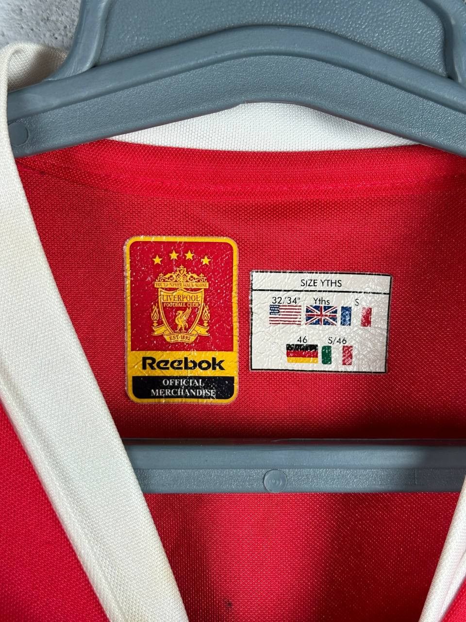 Reebok × Vintage Reebok Liverpool Carlsberg Big Logo T Shirt Jersey Vintage Size US S / EU 44-46 / 1 - 6 Thumbnail