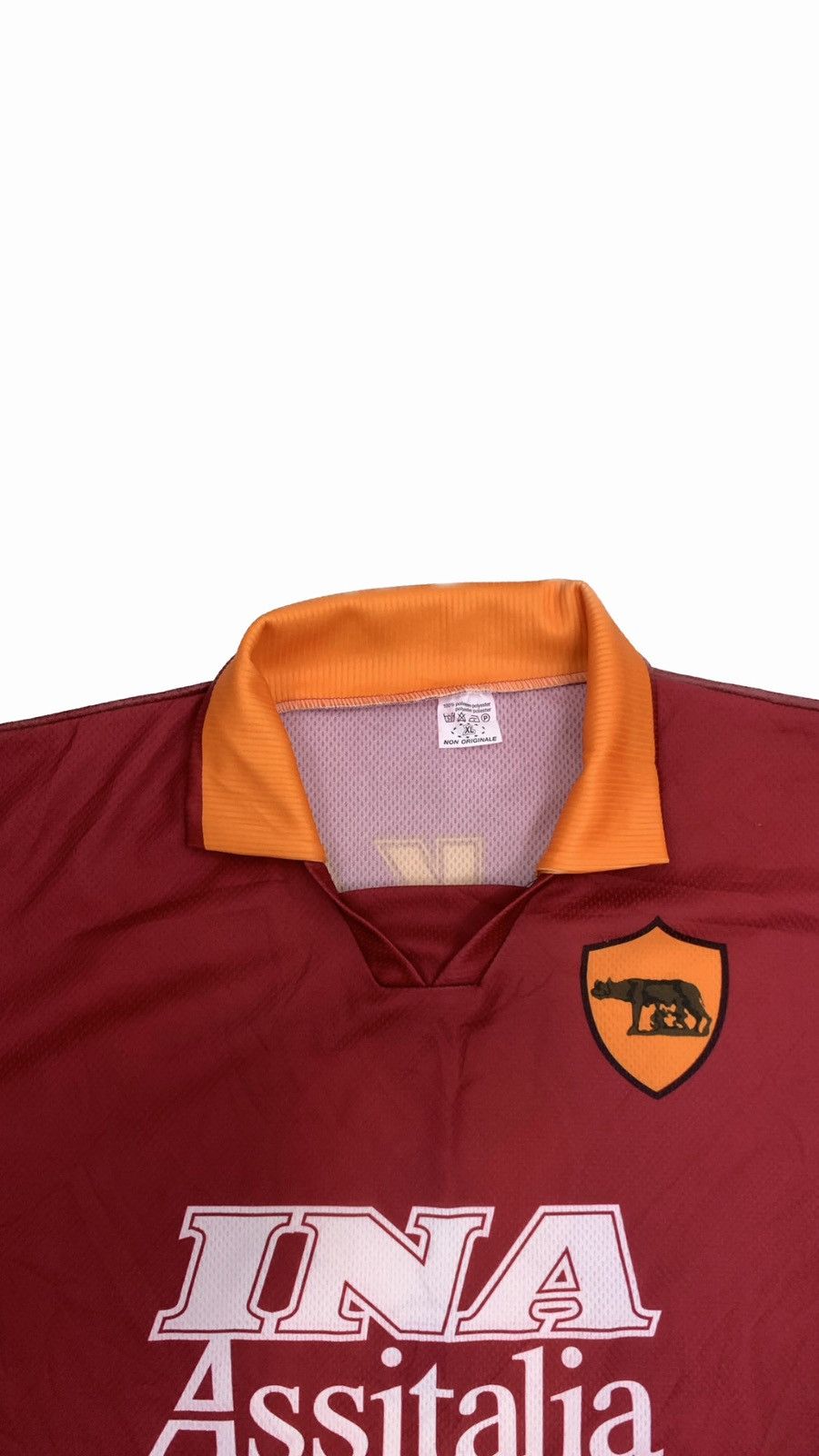 Vintage Vintage AS Roma 2000-2001 Nakata no.8 Jersey Size US XL / EU 56 / 4 - 4 Thumbnail
