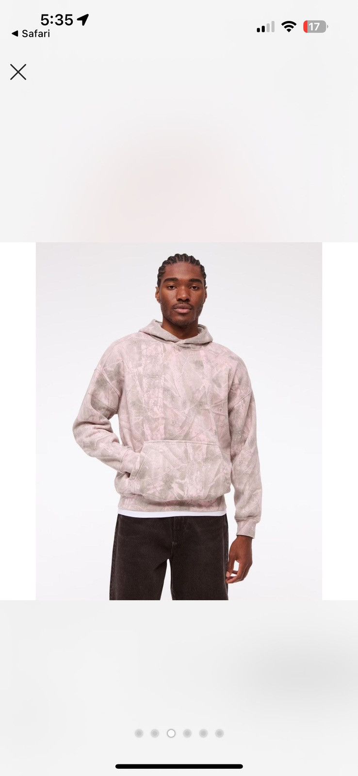 Abercrombie & Fitch Pink Camo Hoodie Size US L / EU 52-54 / 3 - 6 Thumbnail