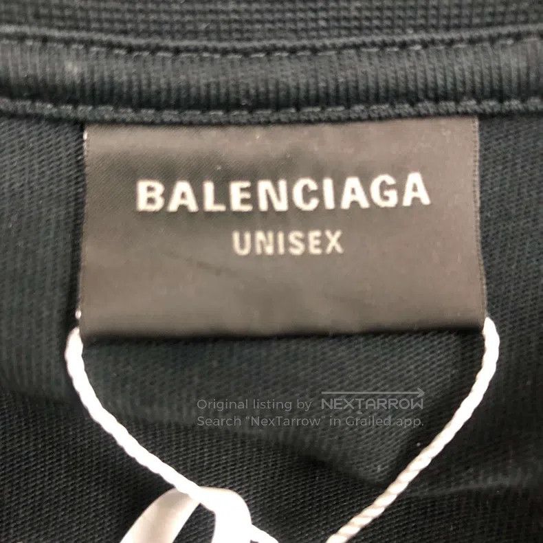 Balenciaga Balenciaga Cotton T-Shirt Size XS Black Size US XS / EU 42 / 0 - 3 Thumbnail