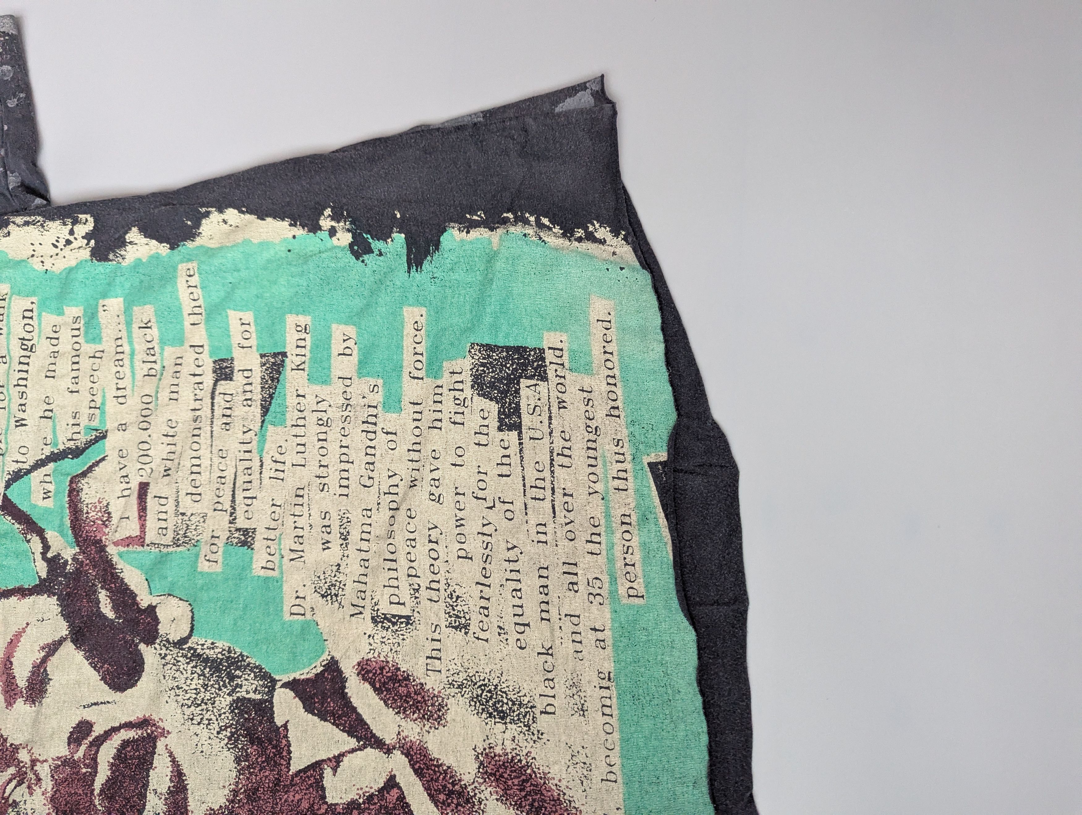 Vintage Martin Luther King Vintage AOP all over print T shirt Size US L / EU 52-54 / 3 - 5 Thumbnail