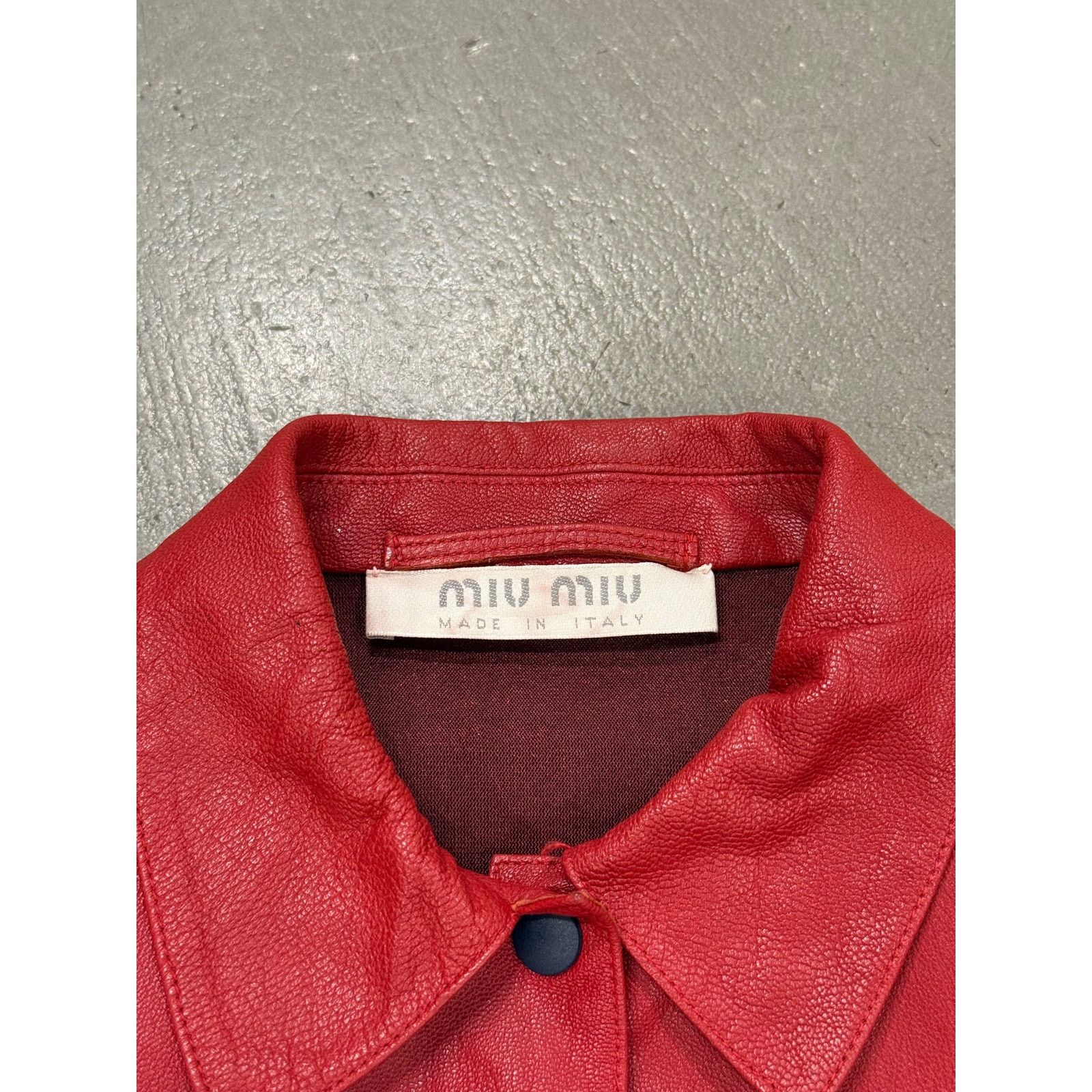 Miu Miu S/S2000 Miu Miu runway varsity leather jacket Size M / US 6-8 / IT 42-44 - 6 Thumbnail