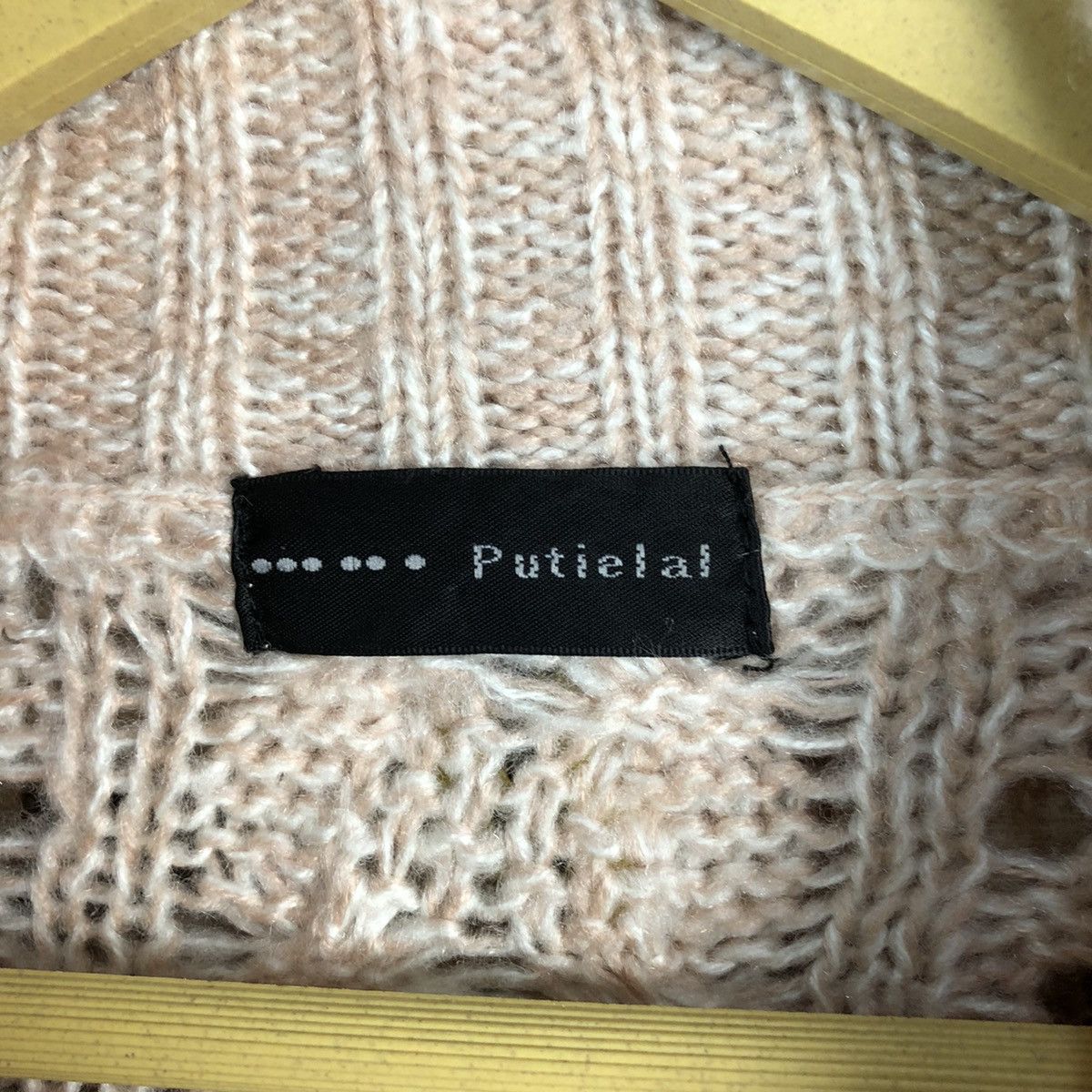 Homespun Knitwear × Japanese Brand Putietal Pink Cloaks Knitwear #A2292 Size US L / EU 52-54 / 3 - 9 Thumbnail