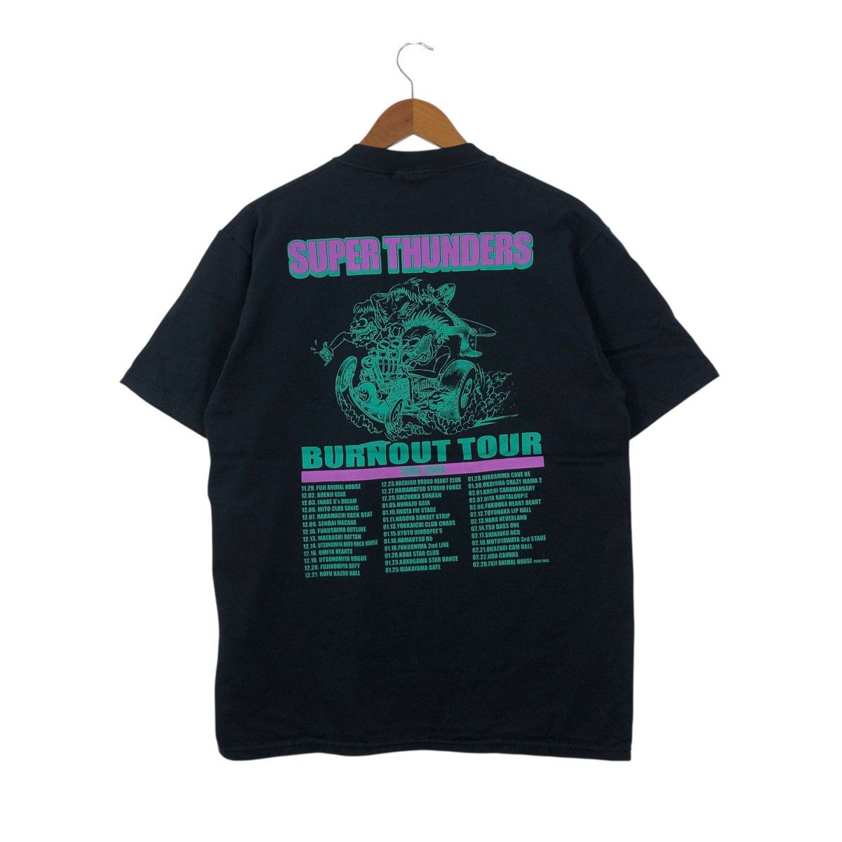 Fox Racing Y2K Super Thunders Burnout Tour Japan T-Shirt Size US L / EU 52-54 / 3 - 1 Thumbnail