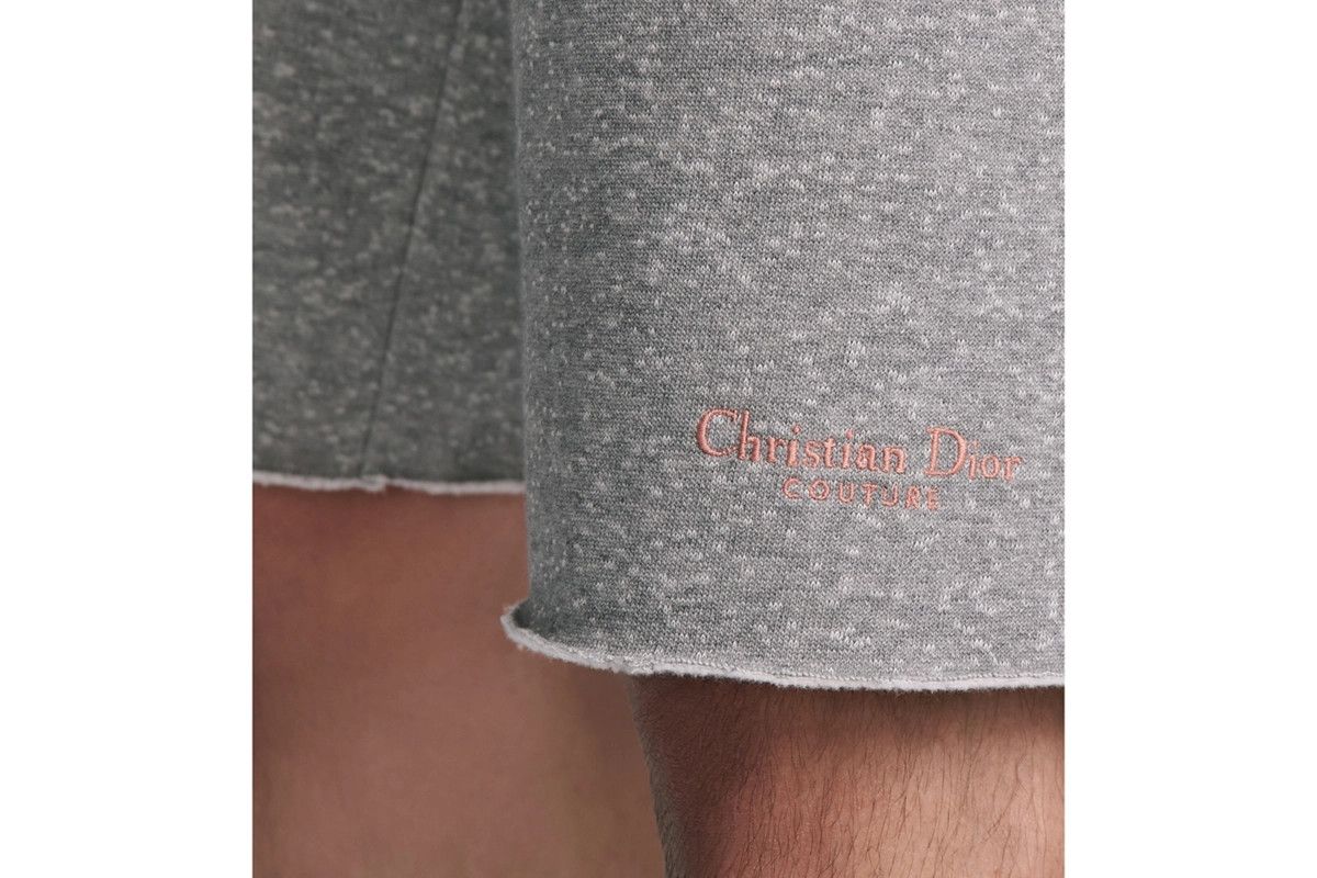 Dior o1bcso1str0226 Couture Track Shorts in Grey Size US 30 / EU 46 - 7 Thumbnail