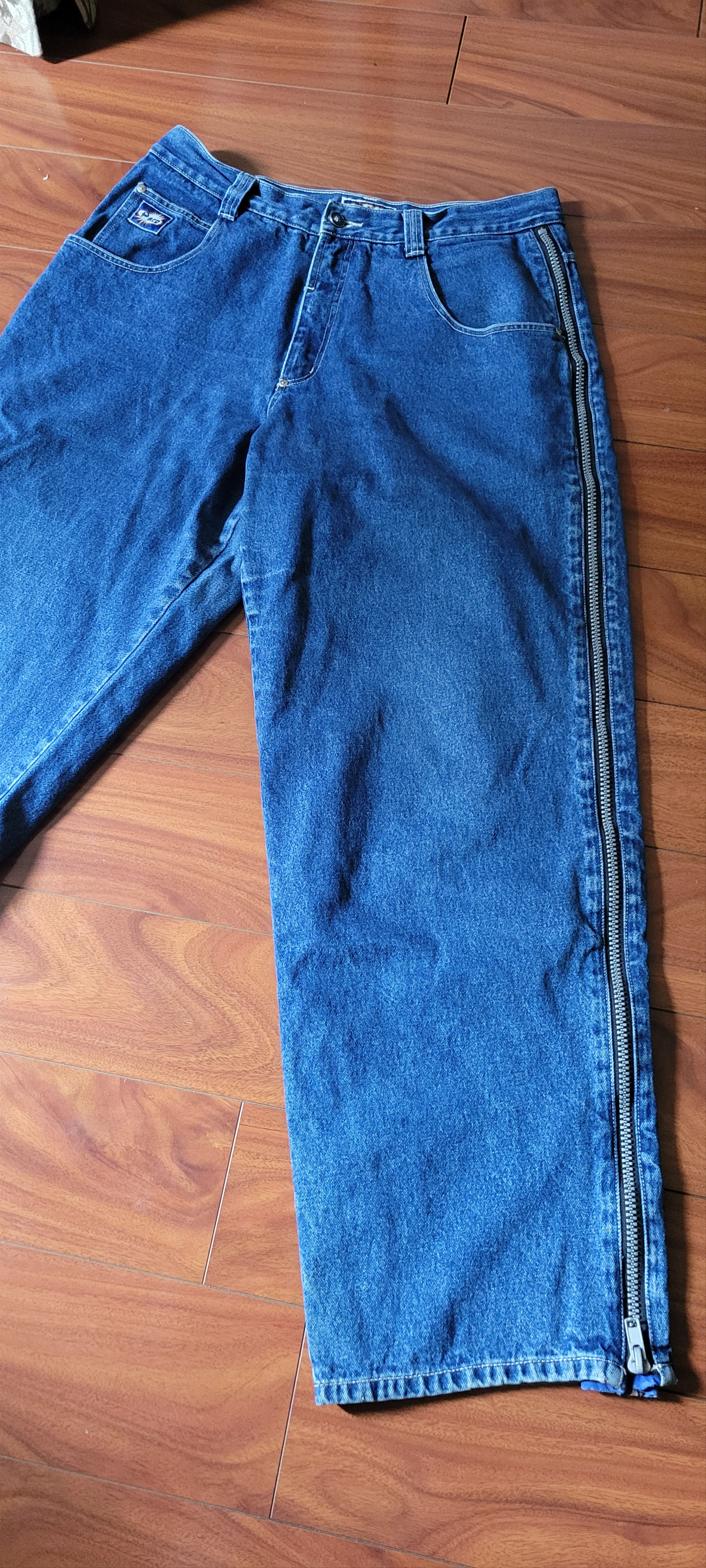 Vintage 90s Paco Zipper Jeans v Rare Denim Size US 36 / EU 52 - 5 Thumbnail