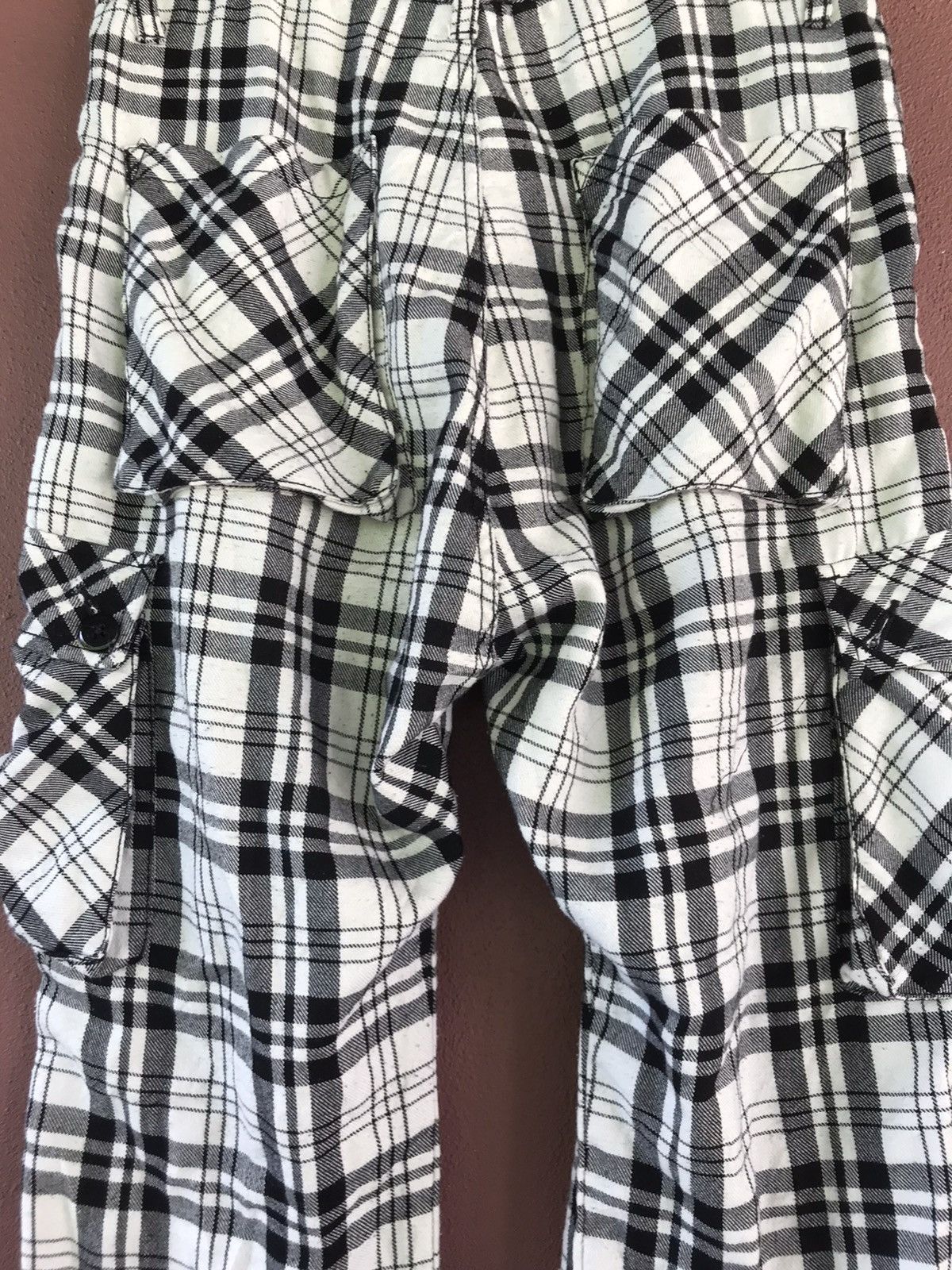 Japanese Brand Dominate Handcrafted Jeans Stripes Multipockets Pants Size US 30 / EU 46 - 3 Thumbnail