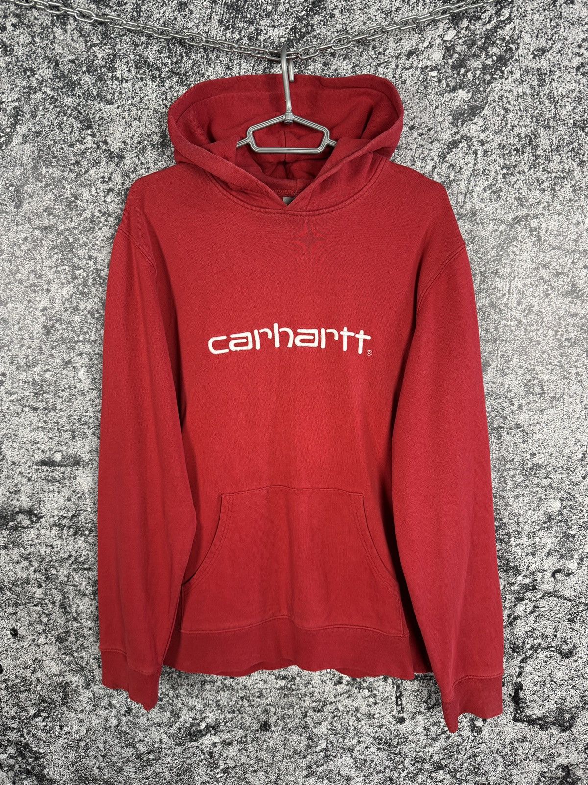 Carhartt Carhartt Hooded Sweat Hoodie Big Logo Vintage Y2K Size L Size US L / EU 52-54 / 3 - 1 Thumbnail