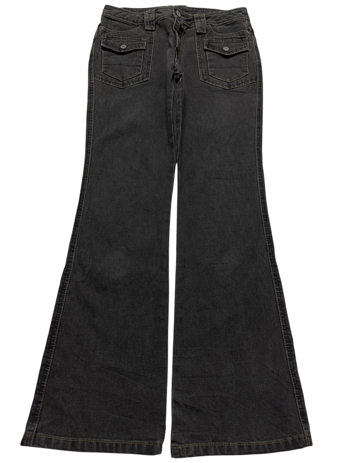 Tornado Mart 💥BELL BOTTOM BUSHPANTS KAPITAL STYLE BLACK JEANS Size US 28 / EU 44 - 1 Thumbnail
