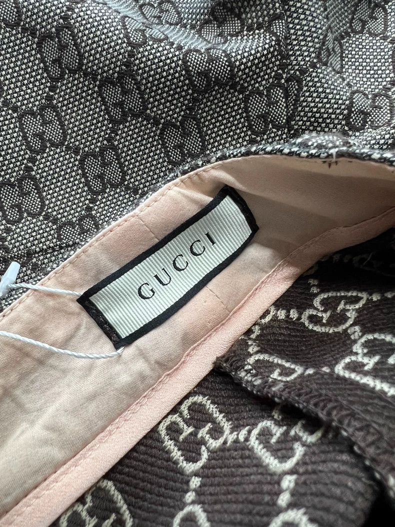 Gucci Gucci SizeL Old flower full logo shorts Size 42" / US 20 - 3 Thumbnail