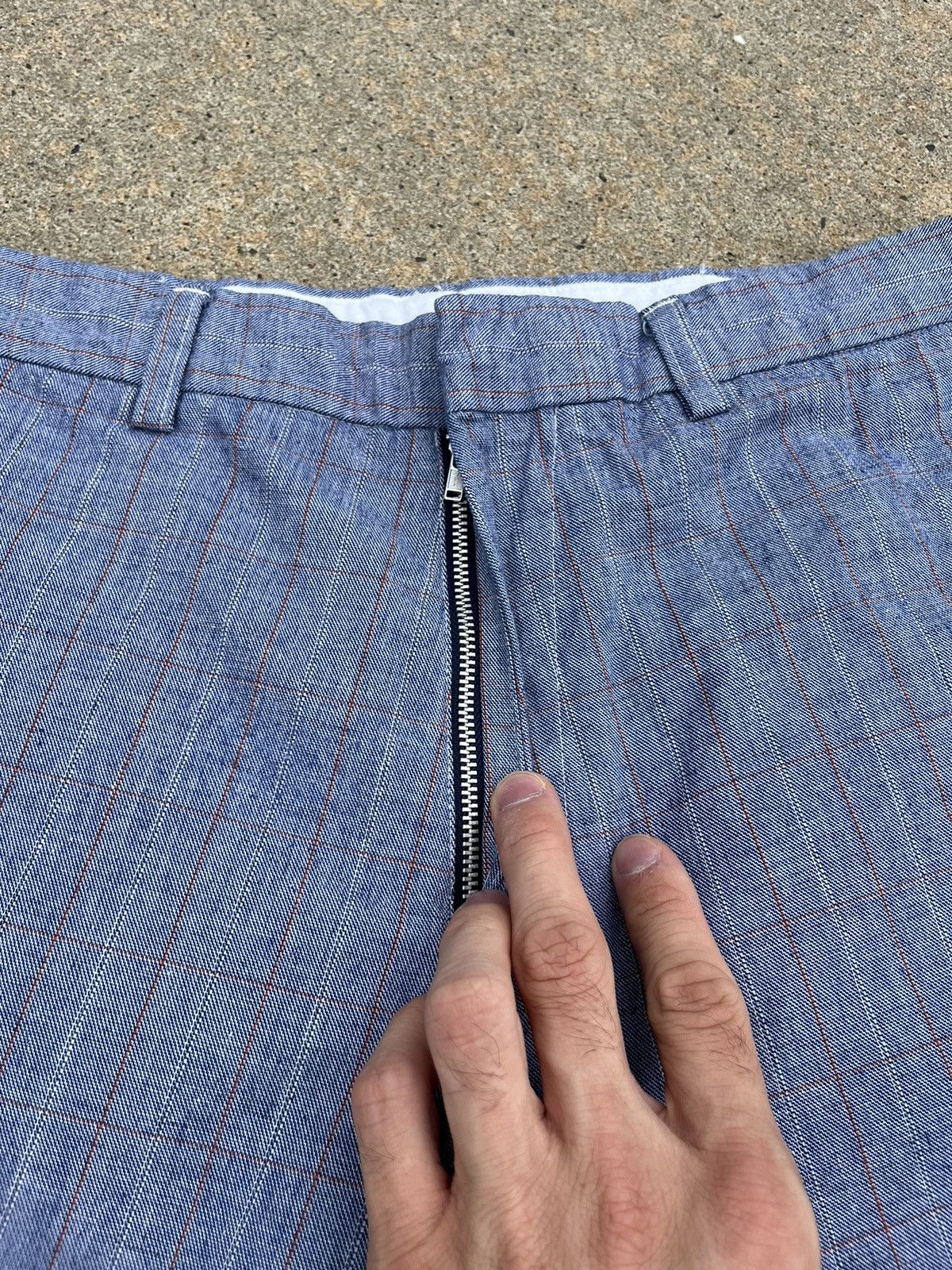 Comme des Garcons SS2001 Junya Watanabe X Comme Des Garcons Checked Shorts Size US 30 / EU 46 - 3 Thumbnail