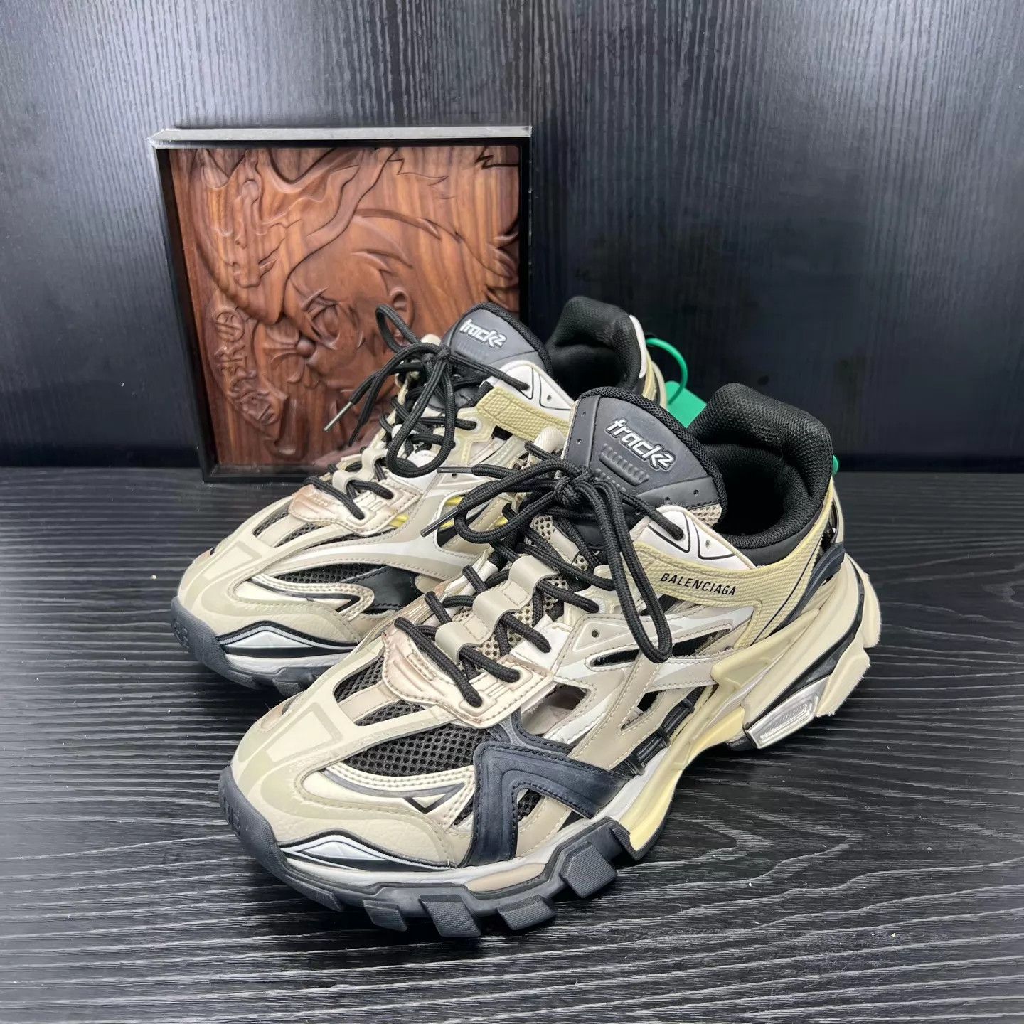 Balenciaga Balenciaga Track 2 Black Brown 43 Size US 10 / EU 43 - 1 Thumbnail