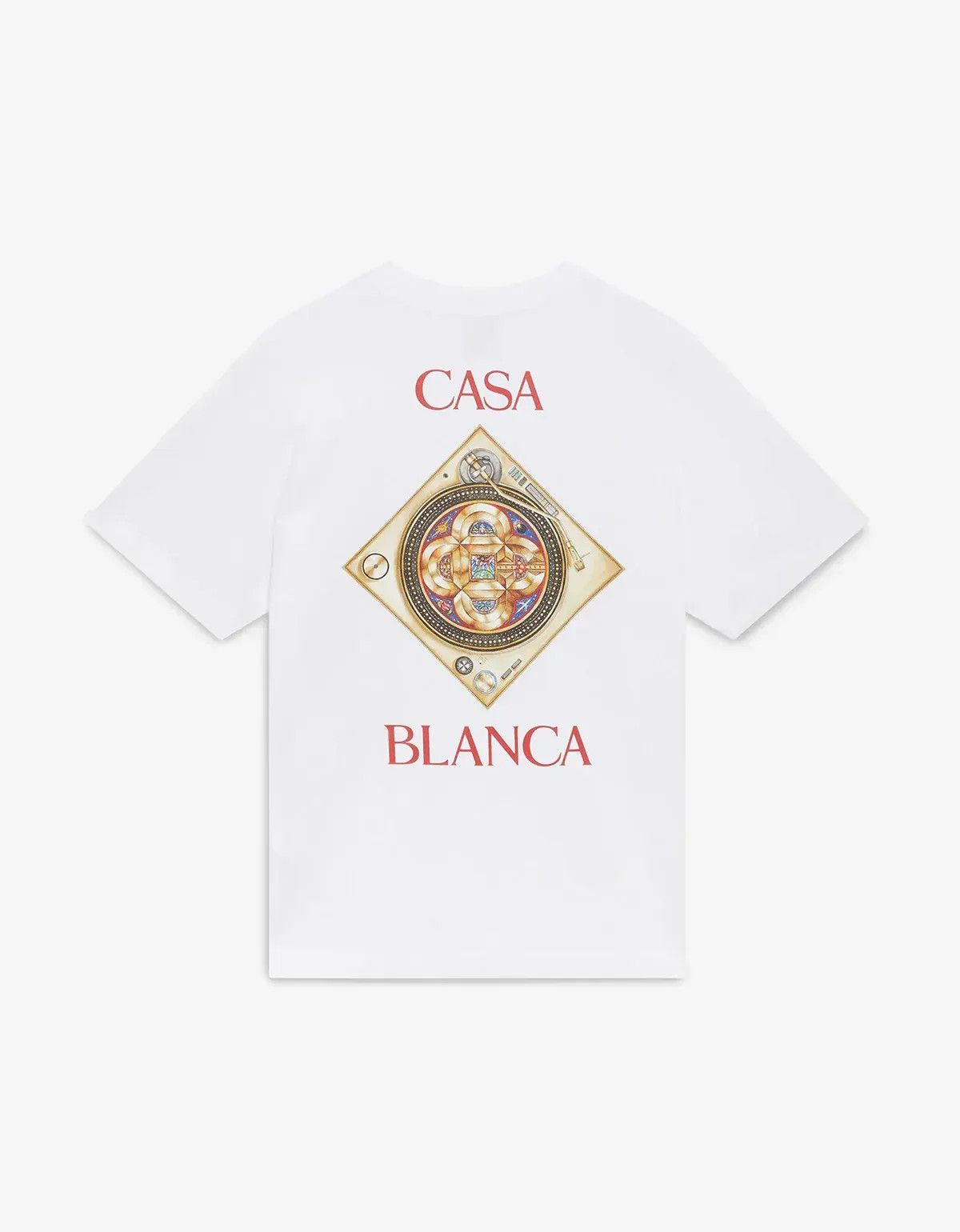 Casablanca Casablanca White Plafond Orne DeMusique Short Sleeve T‑Shirt Size US L / EU 52-54 / 3 - 1 Thumbnail