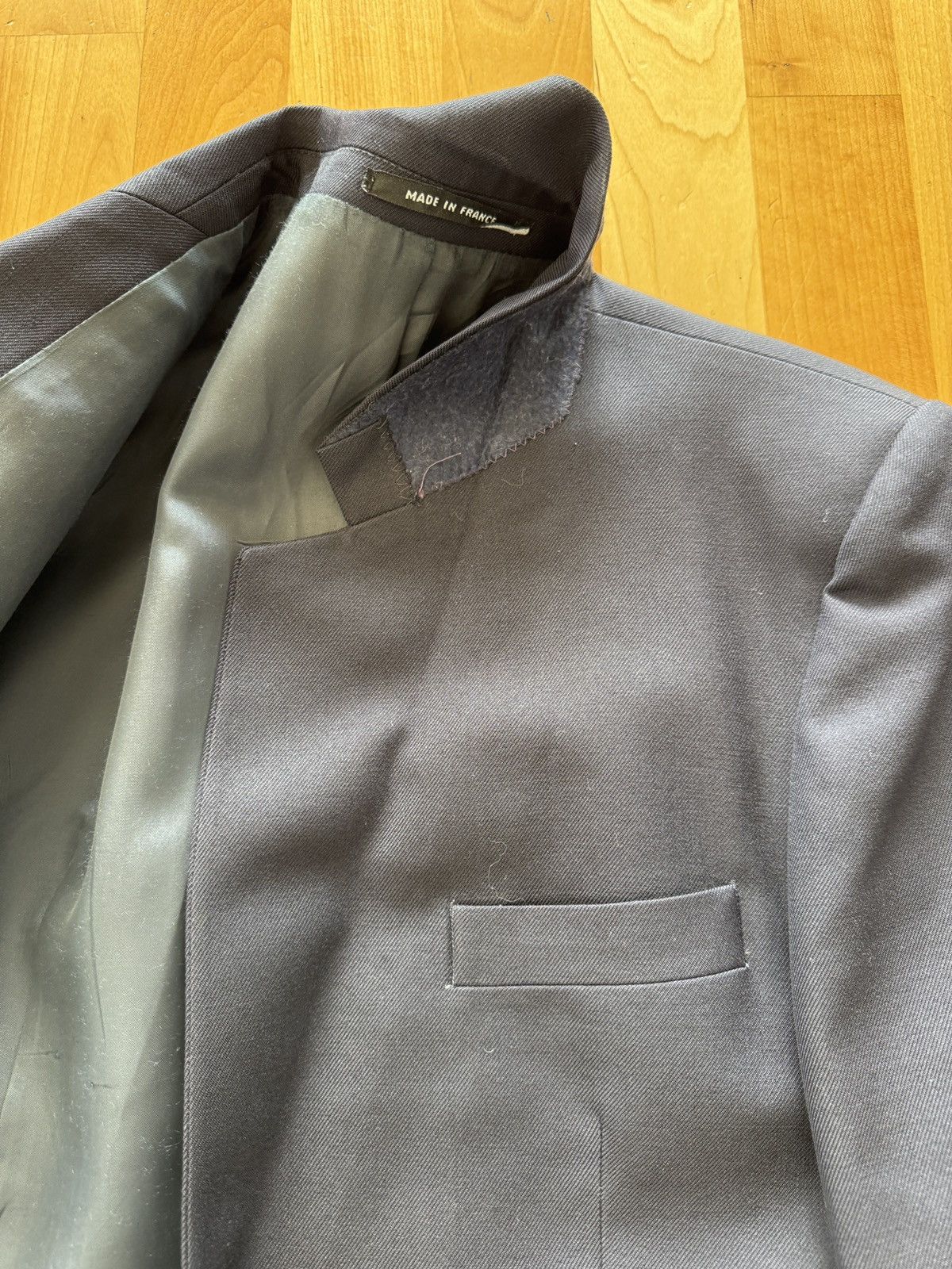 Yves Saint Laurent Vintage Yves Saint Laurent Navy Blazer 36r Size 36R - 6 Thumbnail