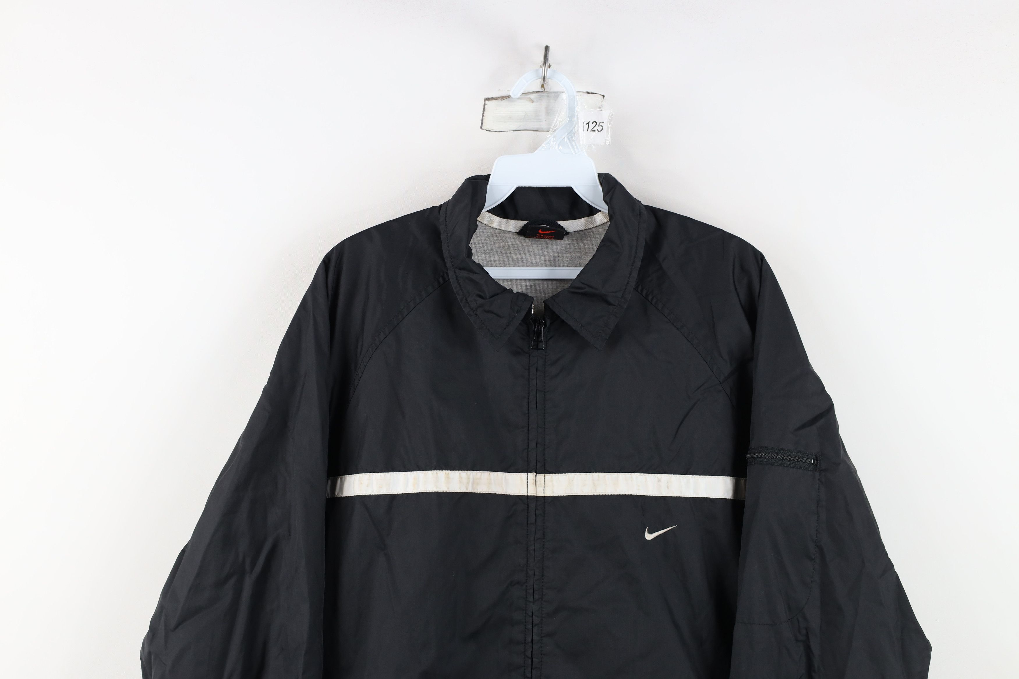 Nike Vintage 90s Nike Scott Mini Swoosh Lined Windbreaker Jacket Size M / US 6-8 / IT 42-44 - 2 Thumbnail