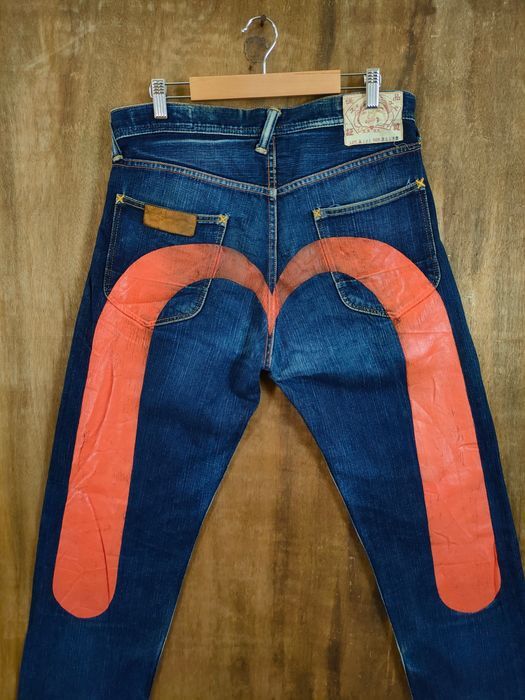 image of Edition Japan x Evisu Lot 2101 Selvedge Denim Japan Pants46-892Dlal in Blue, Men's (Size 33)