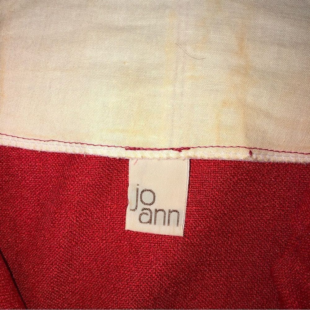 Vintage JoAnn vintage 70s 80s red embroidered blazer sz L Size L / US 10 / IT 46 - 4 Thumbnail