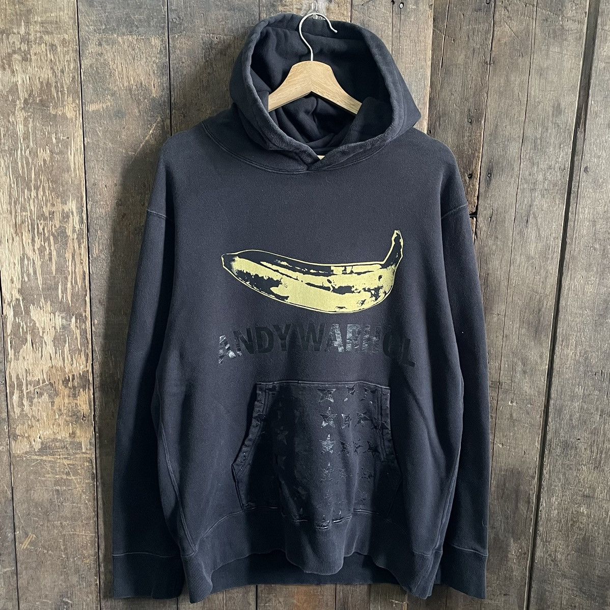 image of Andy Warhol/uniqlo Hoodie in Black, Men's (Size XL)