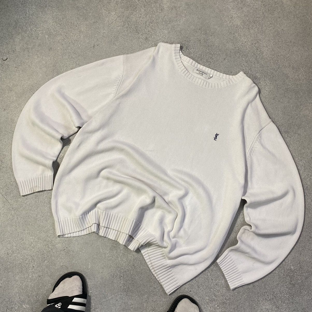 Yves Saint Laurent Vintage Yves Saint Lauren Sweatshirt sweater Size US XL / EU 56 / 4 - 1 Thumbnail