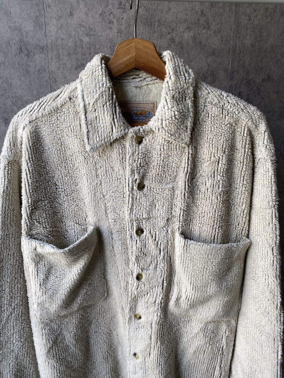 Gramicci Vintage 90s Gramici Deep Pile Design Fleece Shirt Size US M / EU 48-50 / 2 - 3 Thumbnail