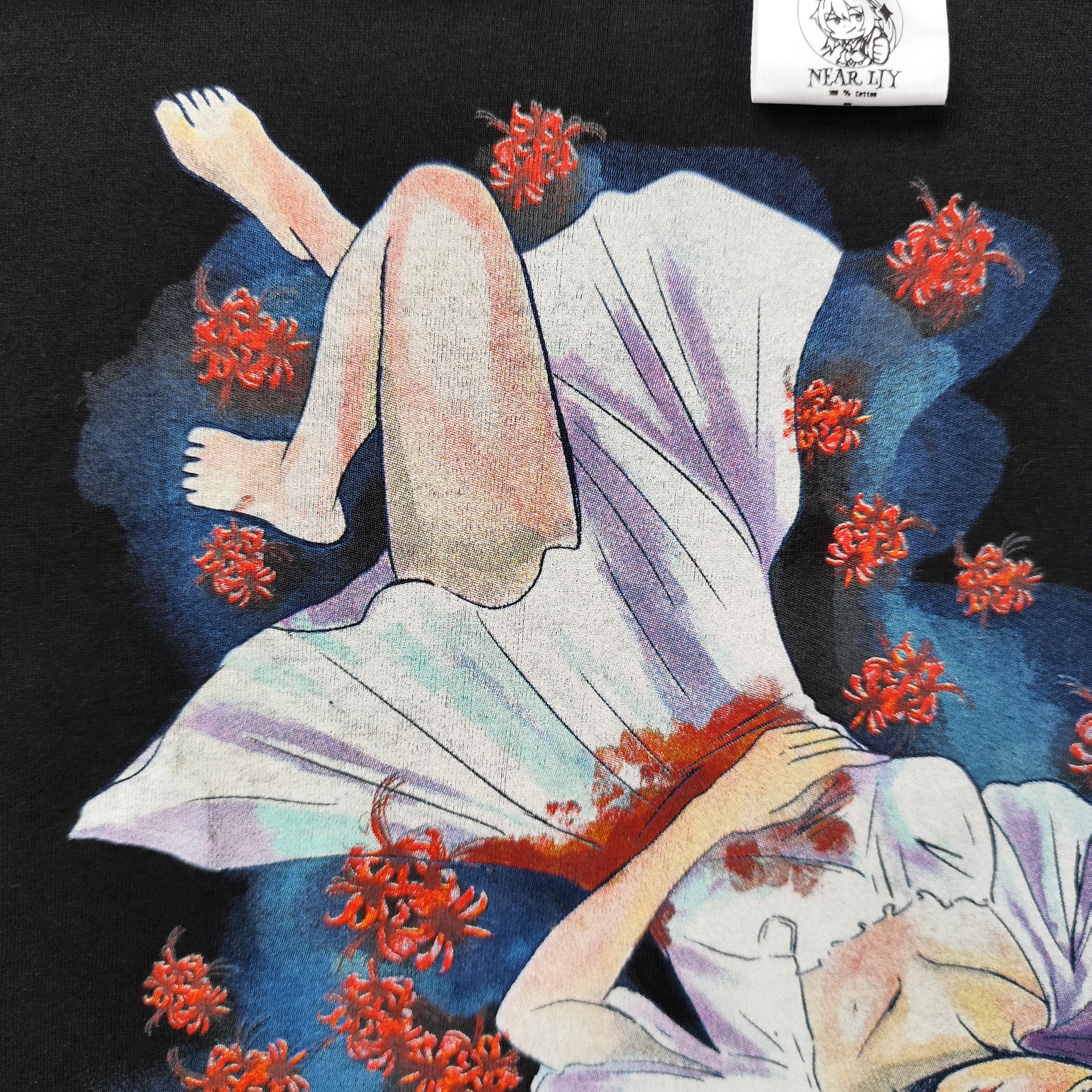 Anime × Vintage Rare Anime Tokyo Ghoul Rize Tee Japanese Manga Size US XL / EU 56 / 4 - 3 Thumbnail