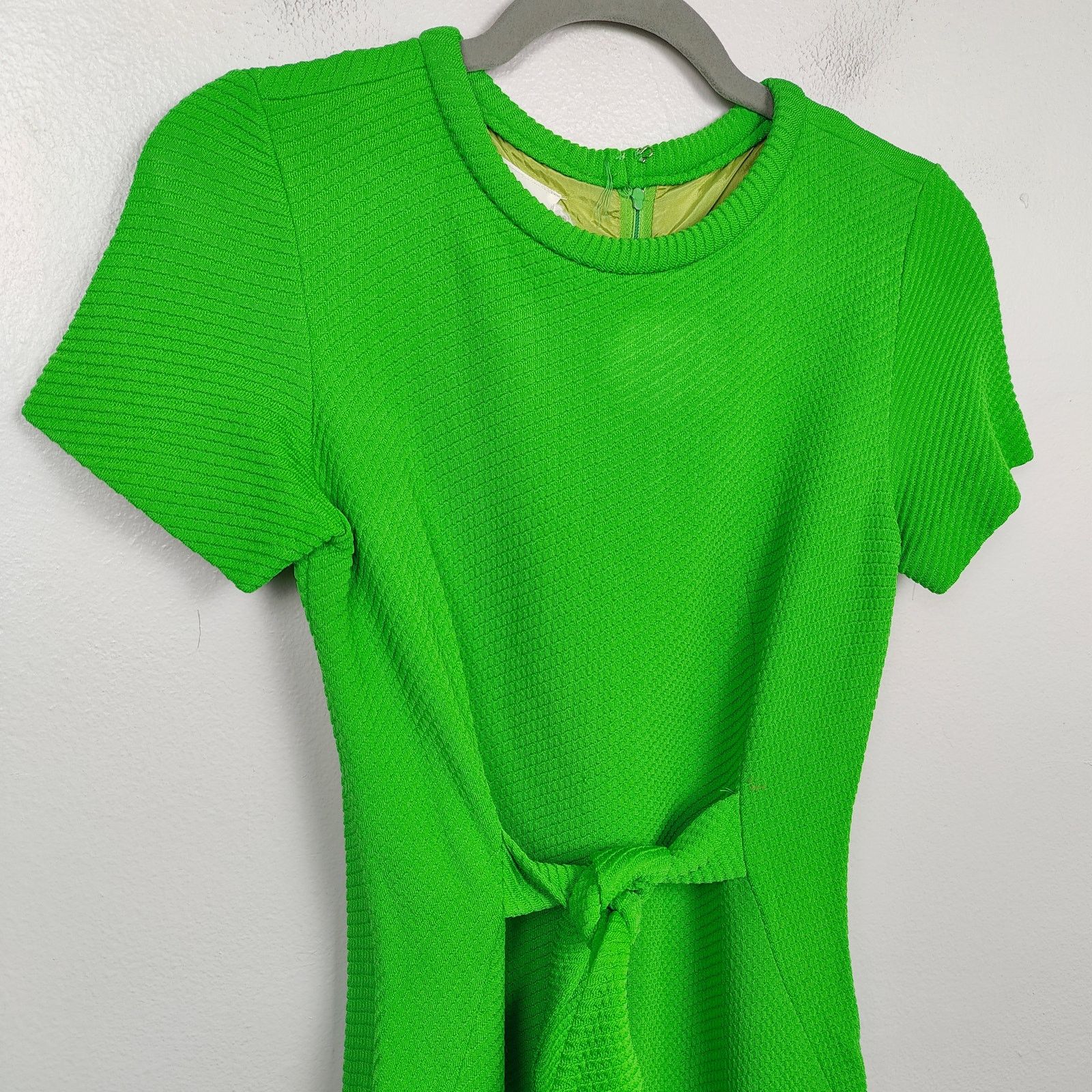 Other Vintage 60s Bobbie Brooks Dress Womens XS Lime Green Size XS / US 0-2 / IT 36-38 - 2 Thumbnail
