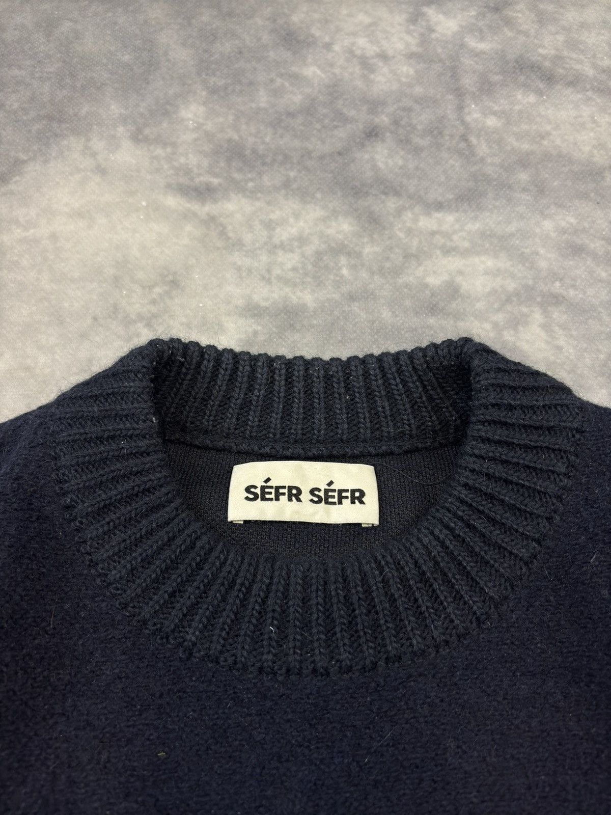 Designer × Japanese Brand × Sefr Sefr Hairy Knit Sweater Designer Quality Luxury Avant Garde Size US M / EU 48-50 / 2 - 2 Thumbnail