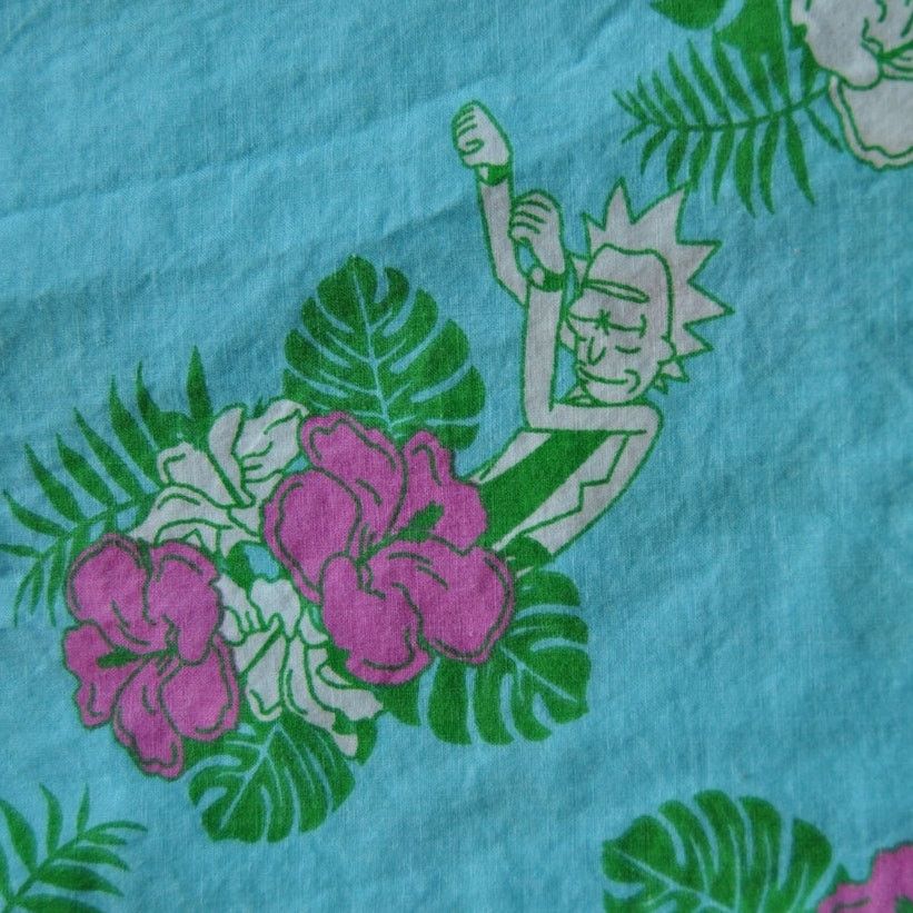 Other Rick & Morty Hawaiian Button Down Shirt XL Size US XL / EU 56 / 4 - 10 Thumbnail