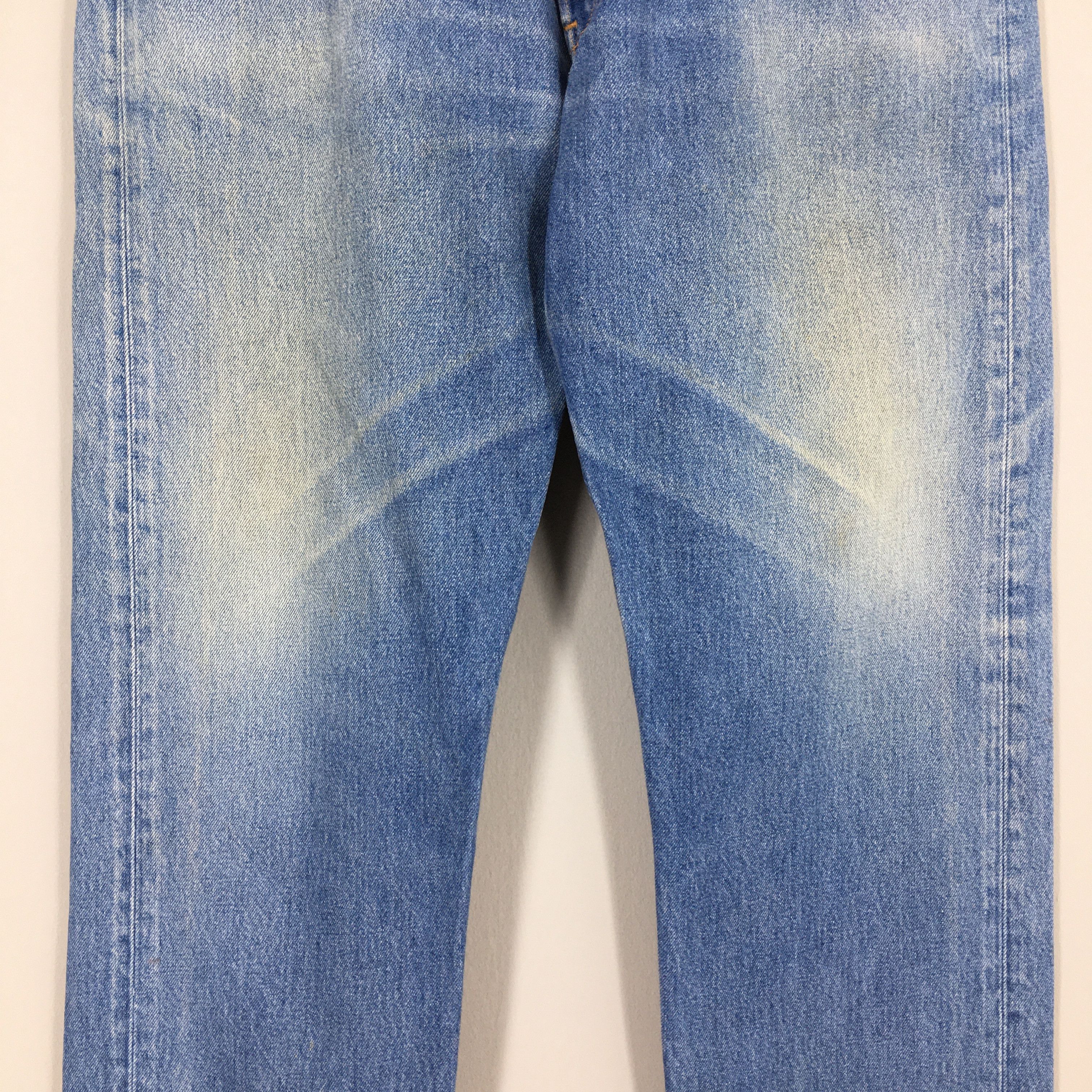 Size 36x30 Vintage 90s Levi's 501 Faded Blue Jeans