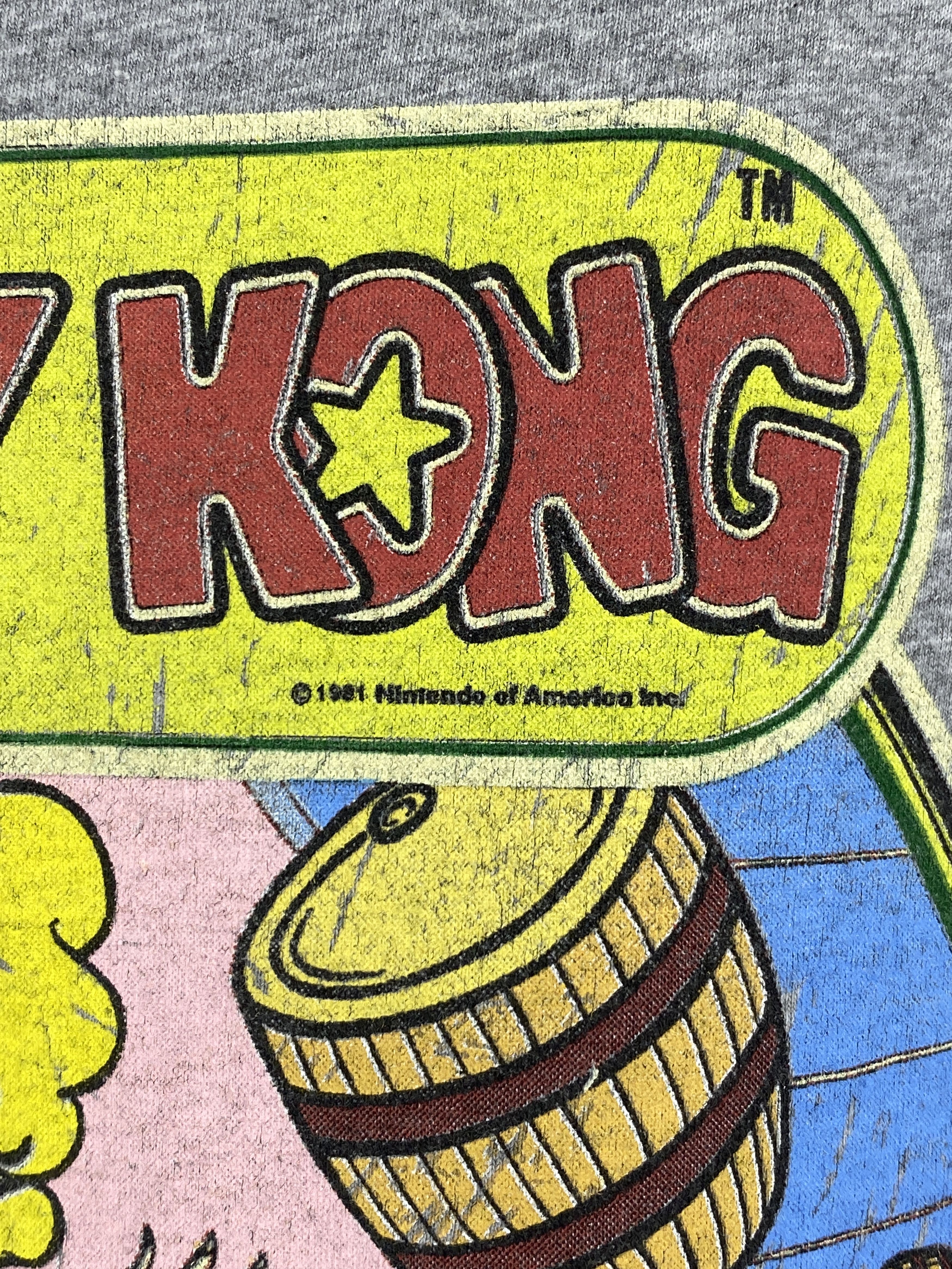 Nintendo × Vintage Vintage 90s Nintendo Donkey Kong Game Printed Tee TA0684 Size US XL / EU 56 / 4 - 9 Thumbnail