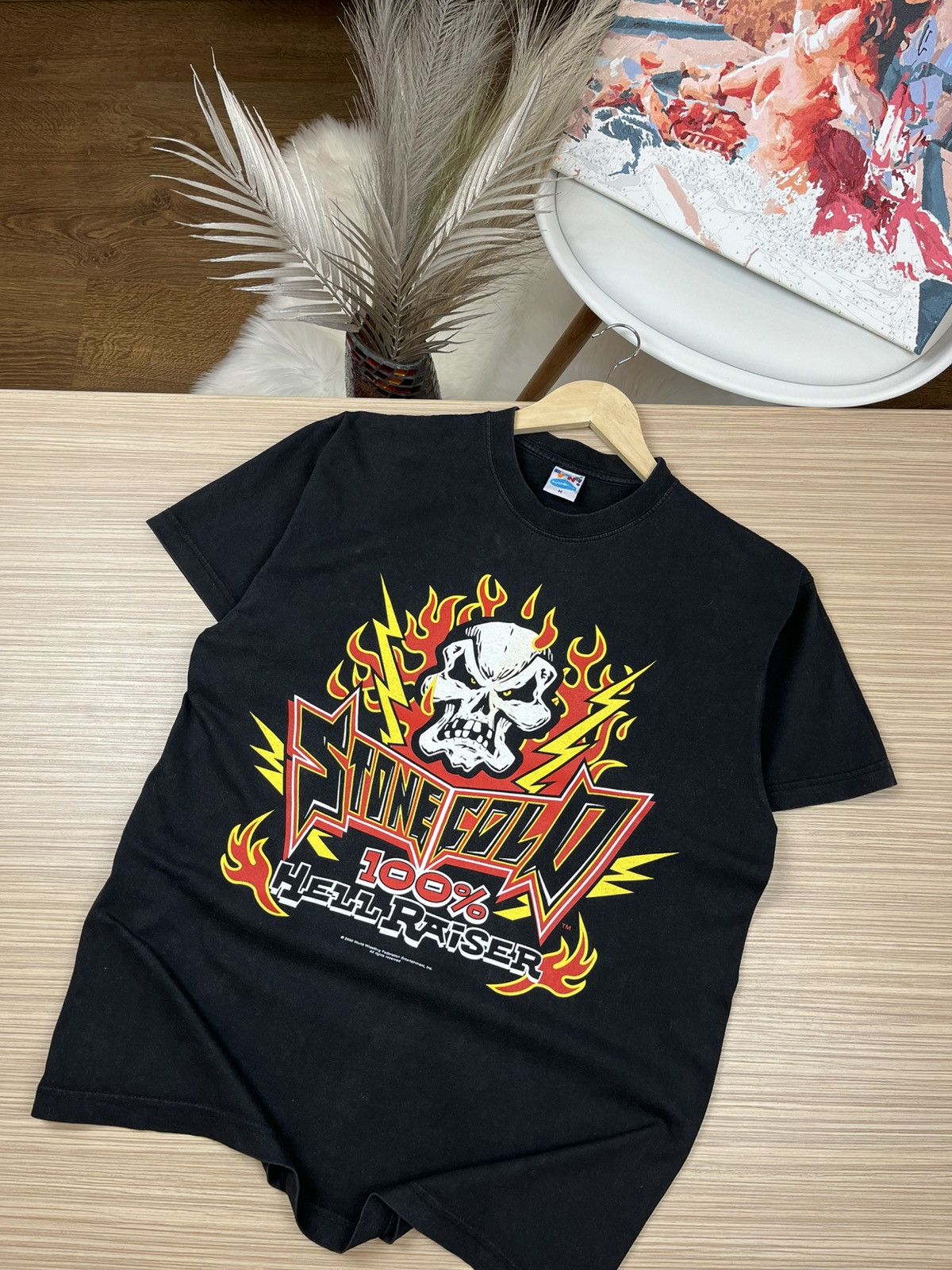 Vintage × WWE × WWF Vintage 2000 Stone Cold 100% Hell Raiser Tee Size US M / EU 48-50 / 2 - 1 Thumbnail