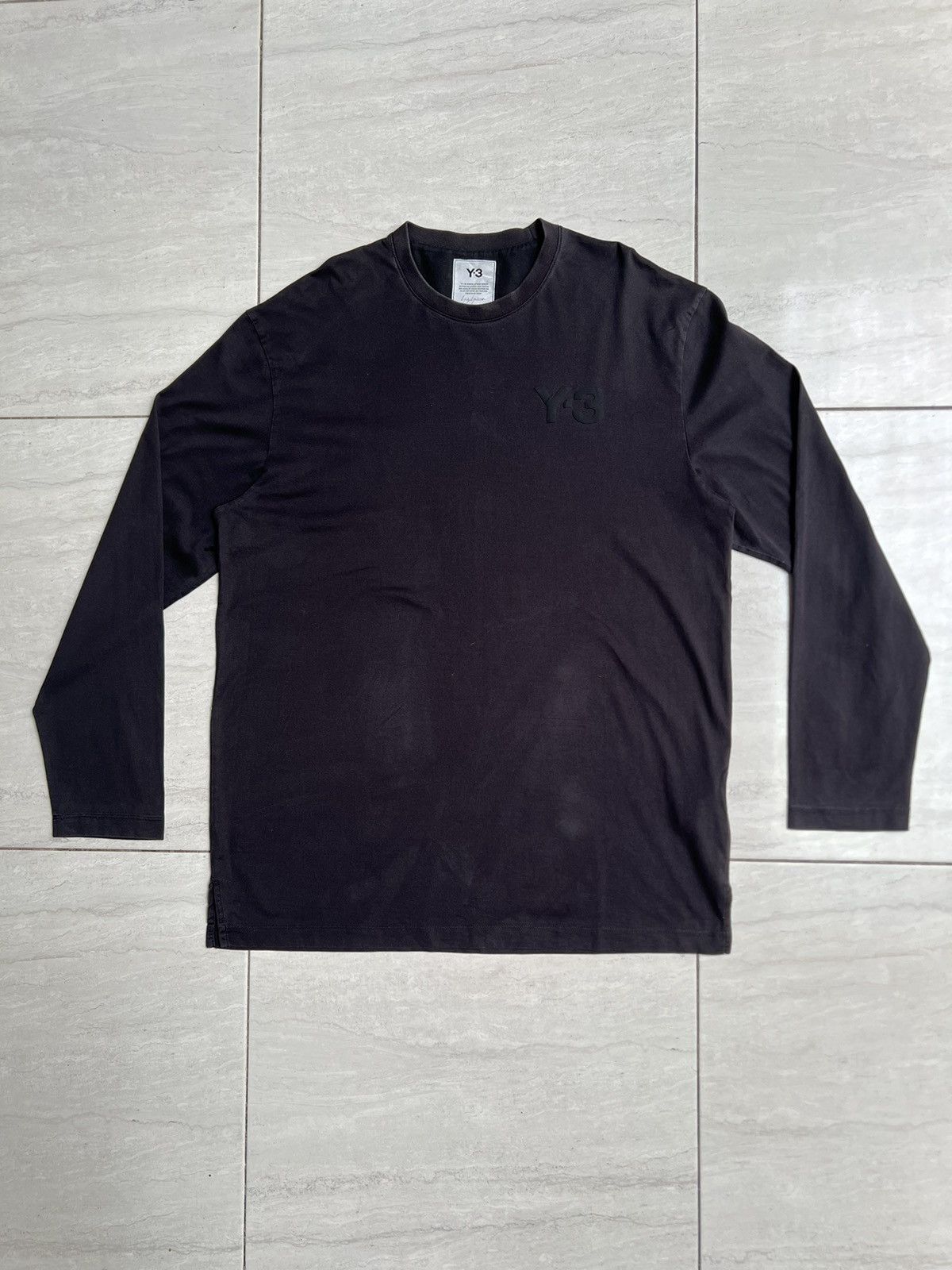 Yohji Yamamoto Y-3 Yohji Yamamoto Black T-shirt Size US L / EU 52-54 / 3 - 1 Thumbnail