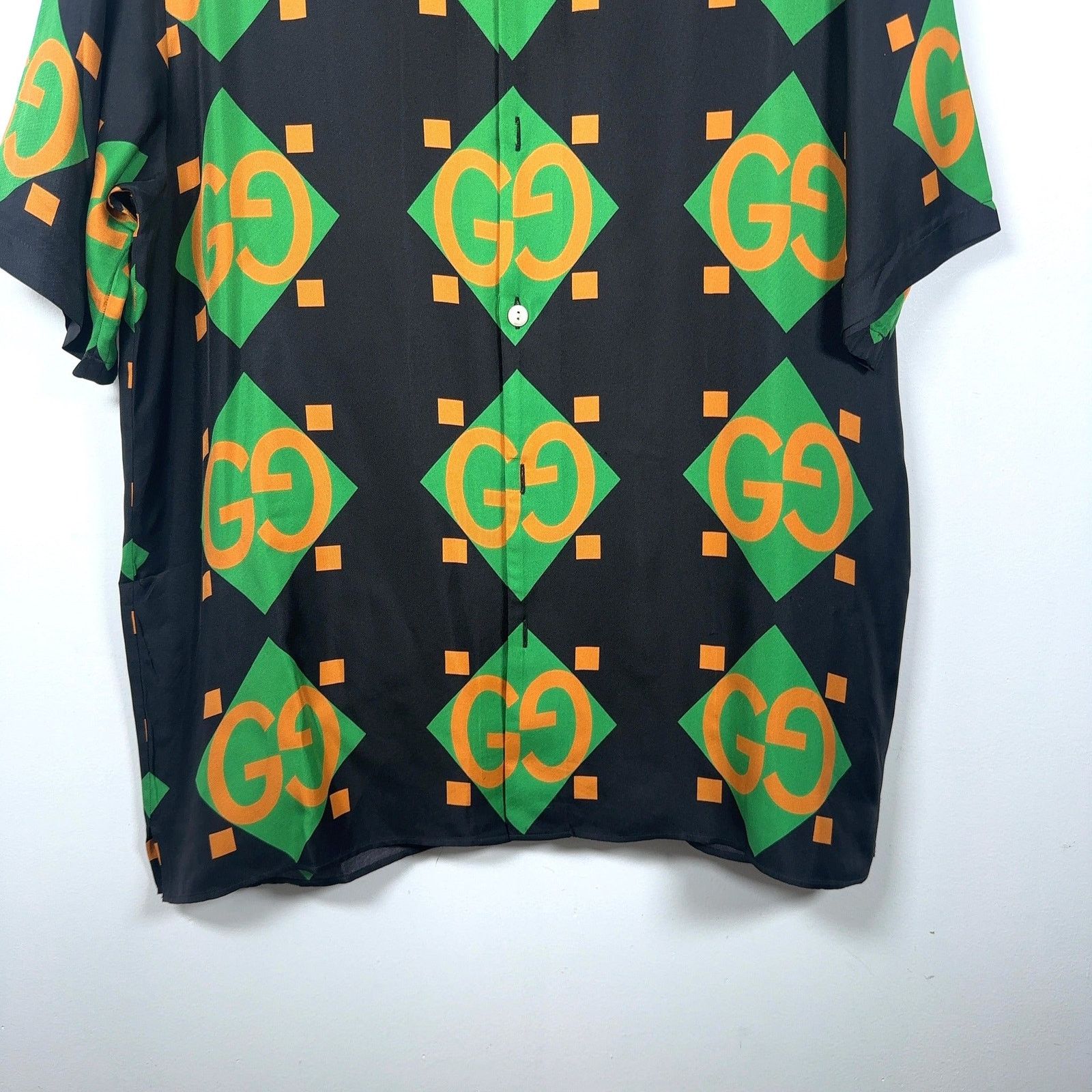 Gucci Gucci Mono-Block Silk Button-Up Shirt Size US M / EU 48-50 / 2 - 4 Thumbnail