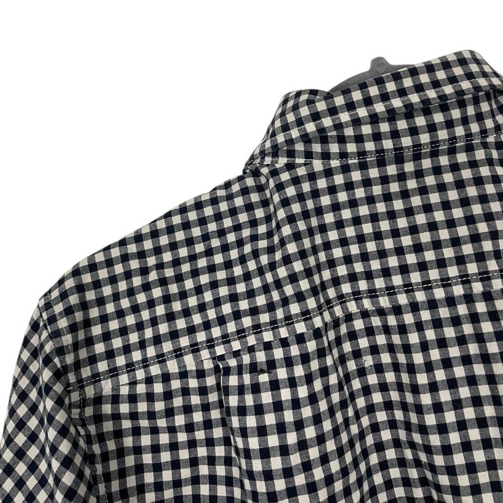 Other Goodfellow & Co Navy & White Gingham Slim Fit Button Down Size US M / EU 48-50 / 2 - 6 Thumbnail