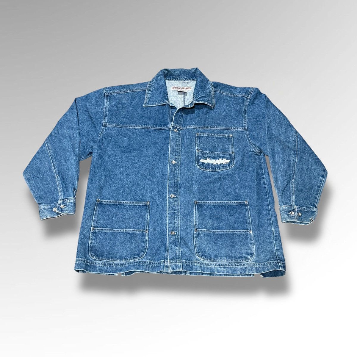 Other Vintage Boxx Jeans Denim Jacket Size US XXL / EU 58 / 5 - 1 Thumbnail