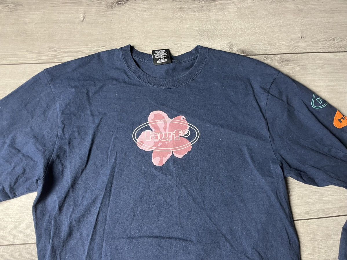 Huf Huf long sleeve skateboard flowers logo size XLarge Size US XL / EU 56 / 4 - 3 Thumbnail
