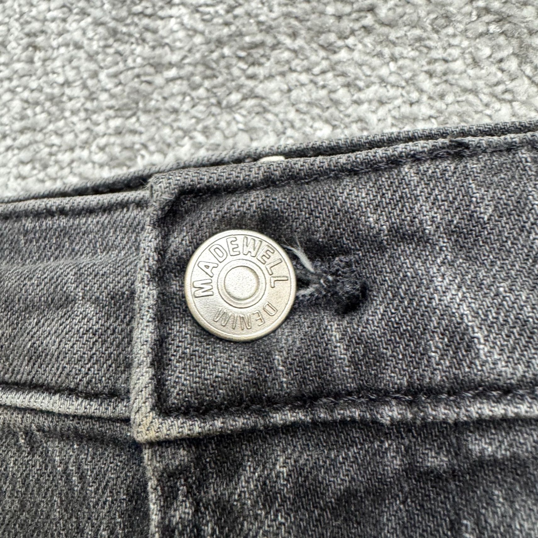 Madewell VINTAGE Madewell Women's Jeans Pants 27P Black Slim Fit Straight Denim Fall Winter Streetwear Size 27" / US 4 / IT 40 - 3 Thumbnail