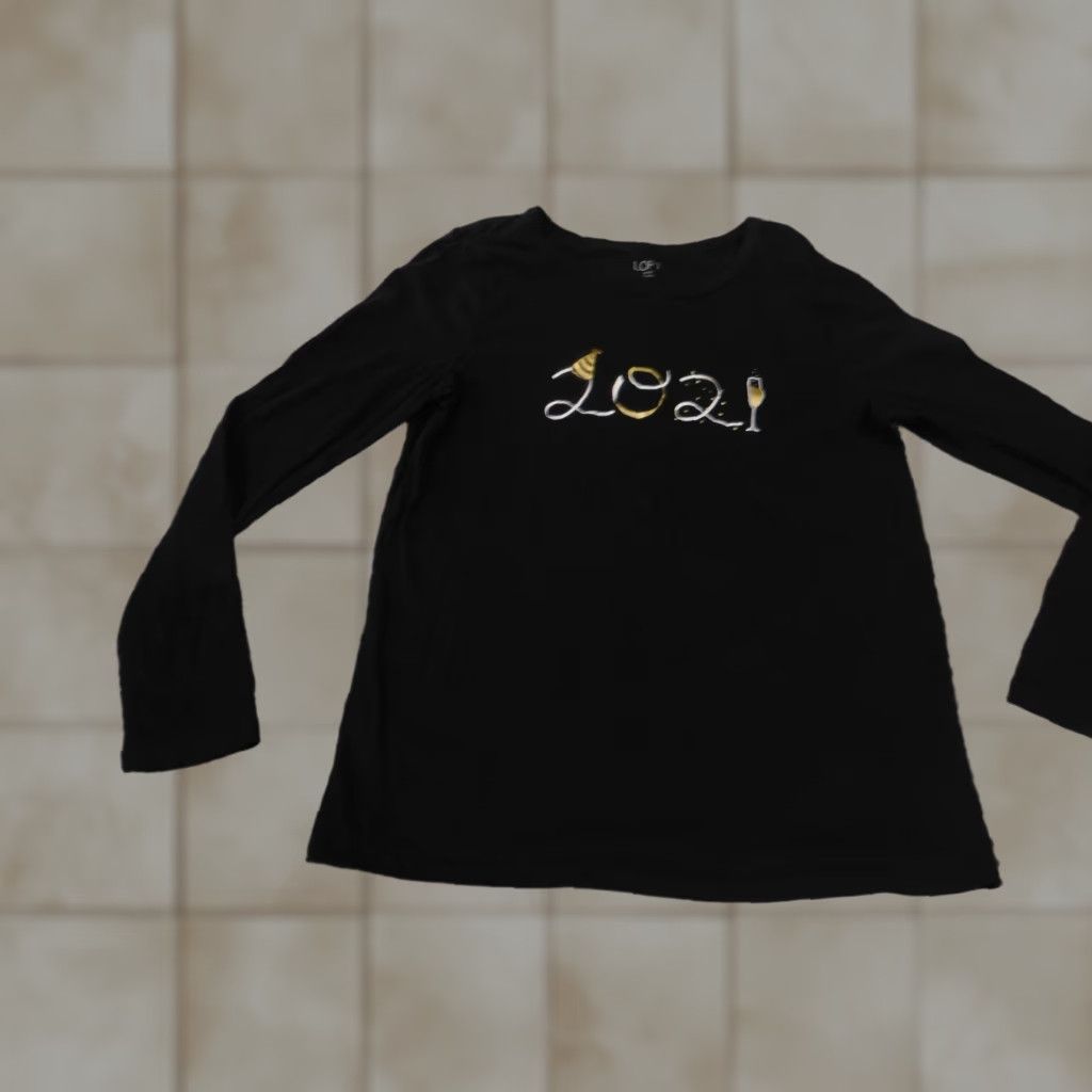 Ann Taylor Loft Black Pullover Womens Knit Cotton Modal Casual Round Neck L Regular Blouse Ann Taylor Loft Shirt Size L / US 10 / IT 46 - 1 Thumbnail
