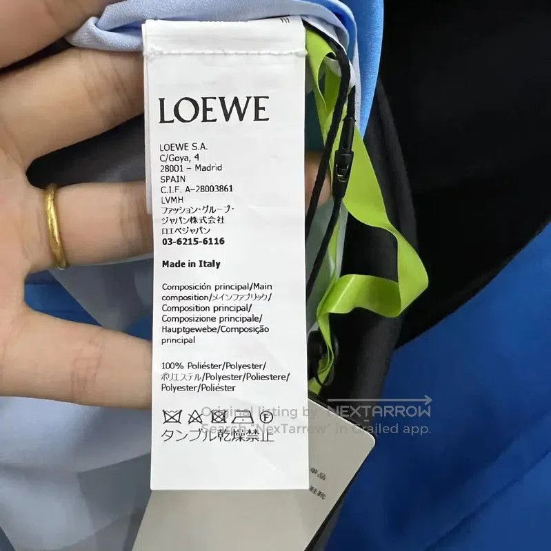 Loewe Loewe Summer Blue Cotton Midi Dress . Size XXS / US 00 / IT 34 - 5 Thumbnail