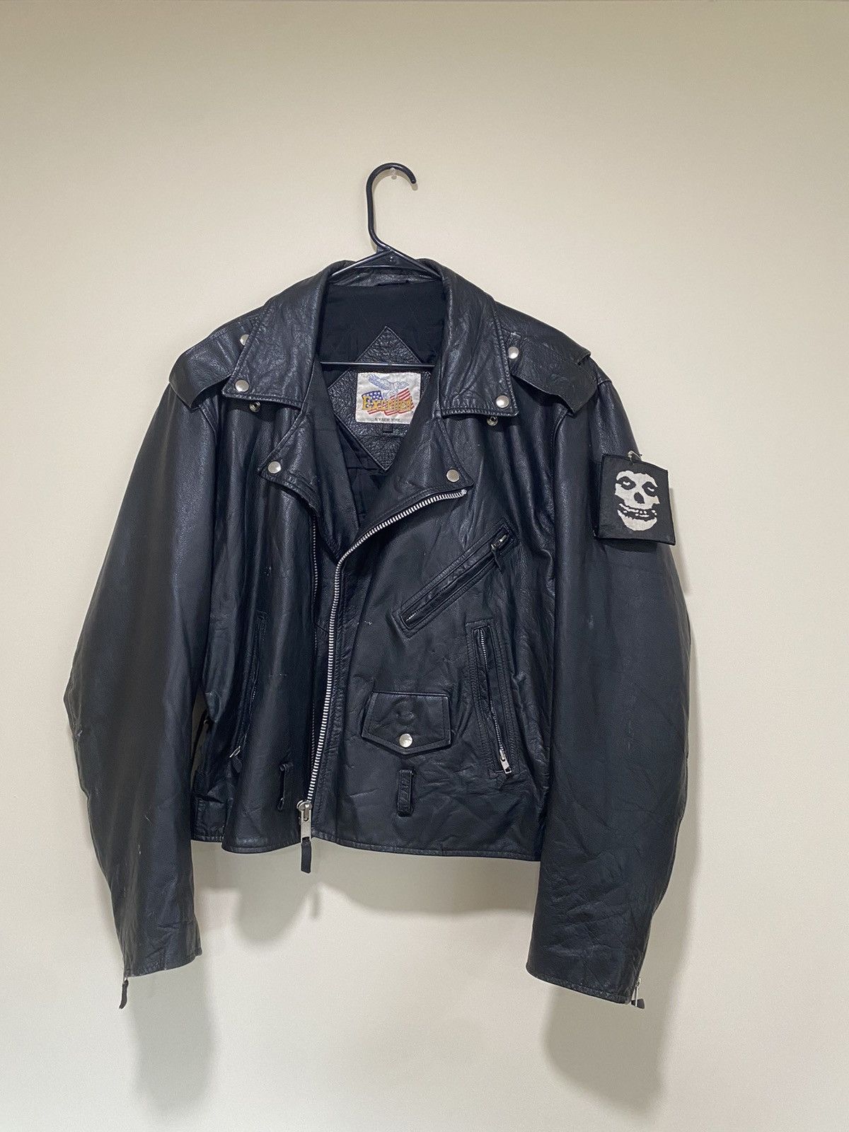 Excelled × Misfits Punk misfits leather jacket Size US L / EU 52-54 / 3 - 8 Thumbnail