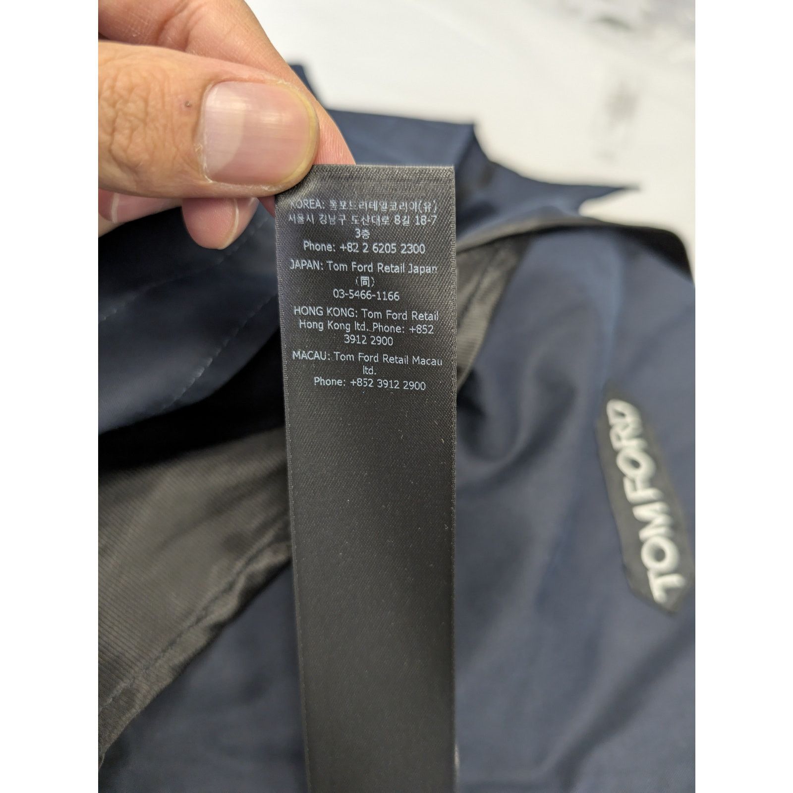 Tom Ford o1rshd1 Outerwear Outer Button up Shirt in Navy Size US M / EU 48-50 / 2 - 22 Thumbnail