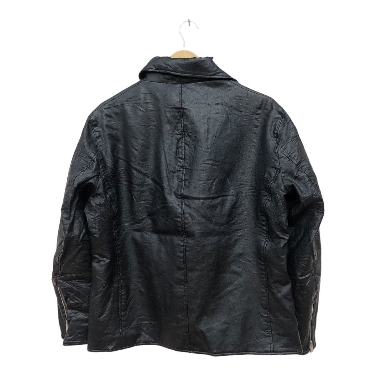 Uniqlo Uniqlo Fully Leather Jacket Design Punks Size US XL / EU 56 / 4 - 2 Thumbnail
