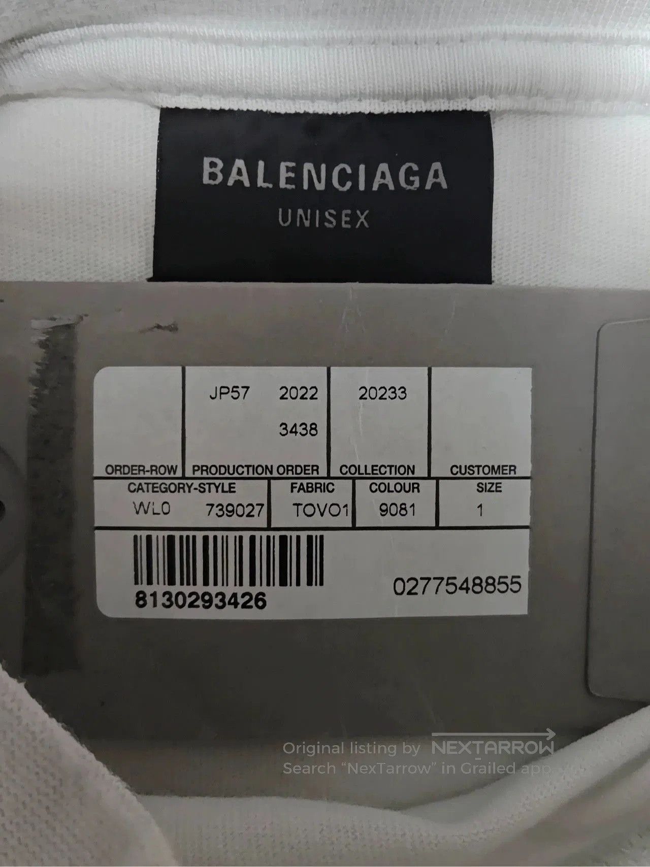 Balenciaga Balenciaga 23FW Distressed Embroidered Longsleeve. Size US L / EU 52-54 / 3 - 4 Thumbnail