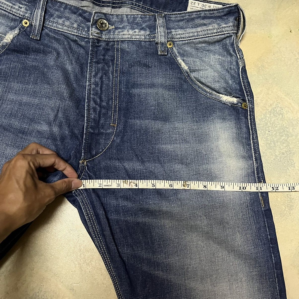 Diesel Diesel Co Distressed Denim Jeans Size US 33 - 15 Thumbnail
