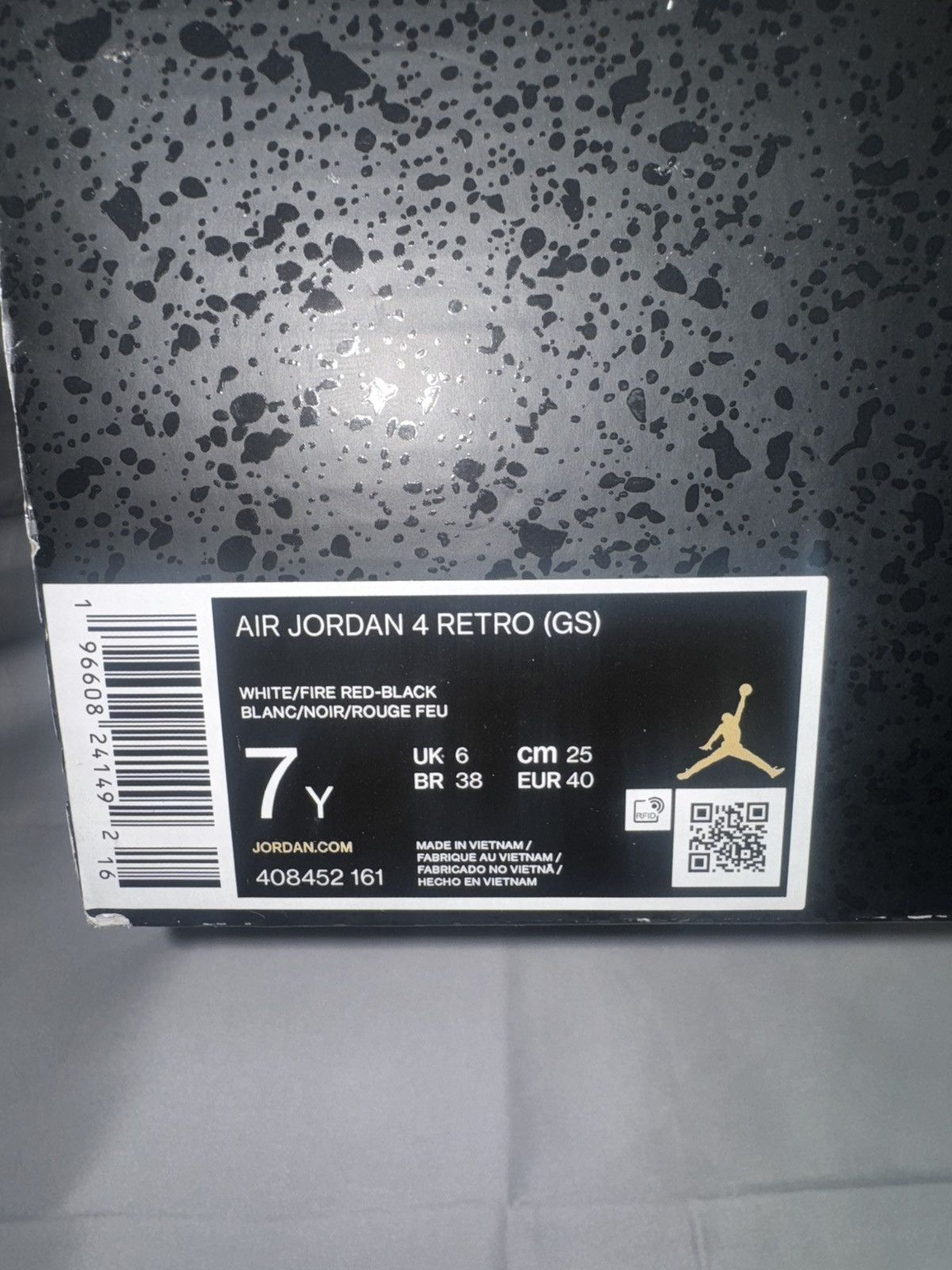 Jordan Brand 2023 Air Jordan 4 Retro 'Red Cement' Size US 8.5 / IT 38.5 - 2 Thumbnail