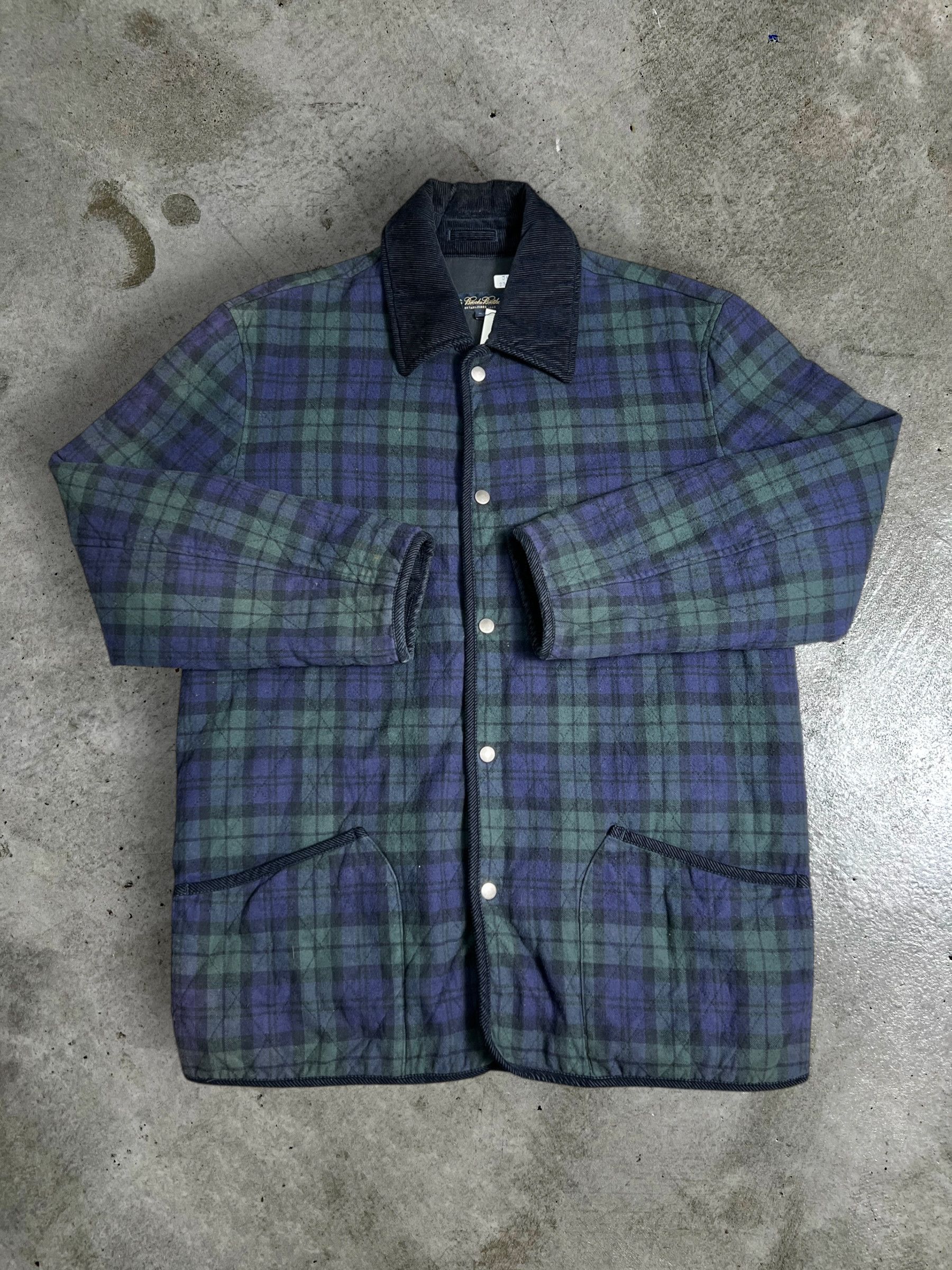 Brooks Brothers Brook Brothers Plaid Quilted Chore Jacket (M) JKA400 Size US M / EU 48-50 / 2 - 1 Thumbnail