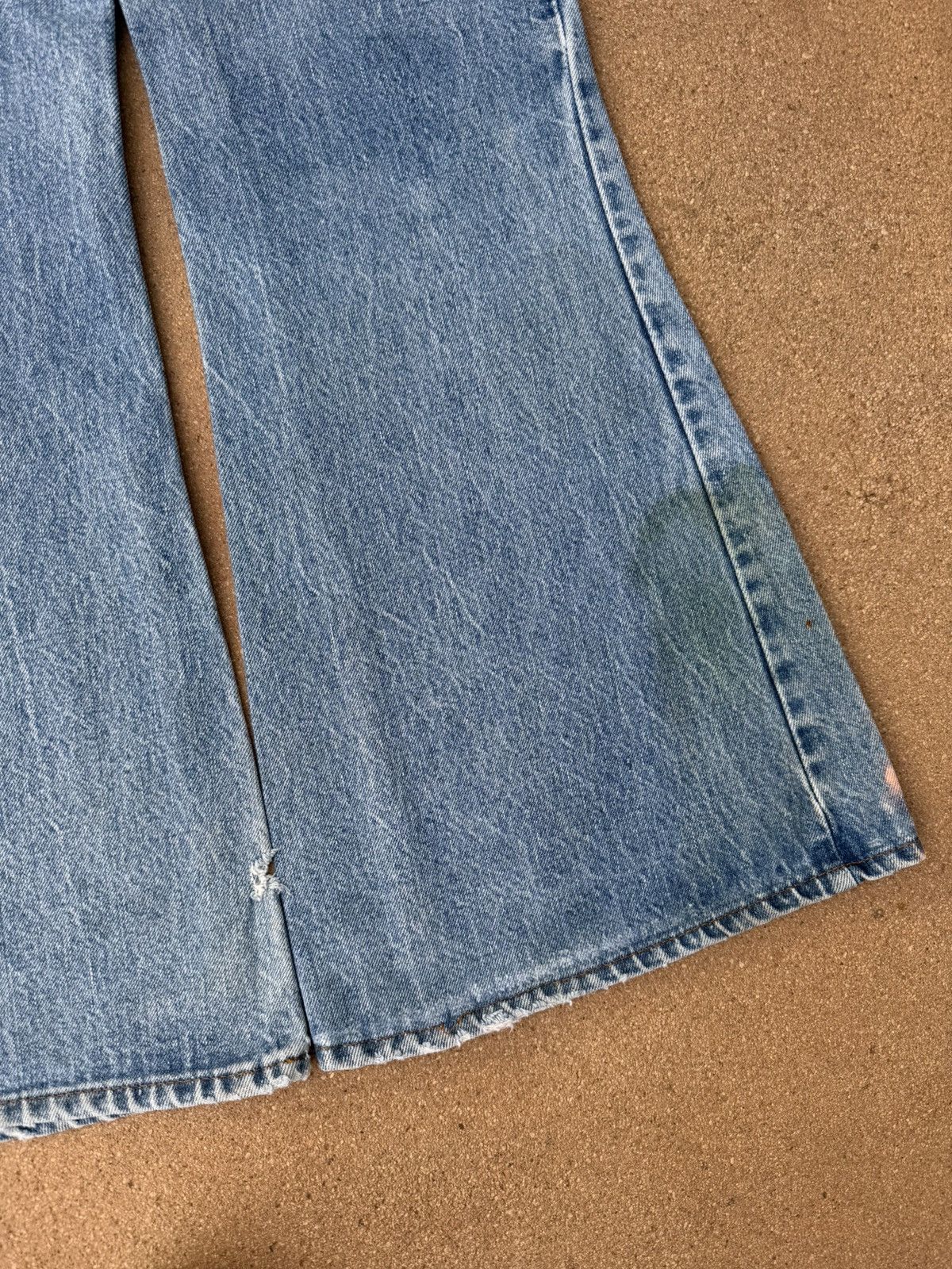 Levi's Vtg 80’s Levi’s 684 Orange Tab Bellbottom Flare Jeans 29x29 Size US 29 - 7 Thumbnail